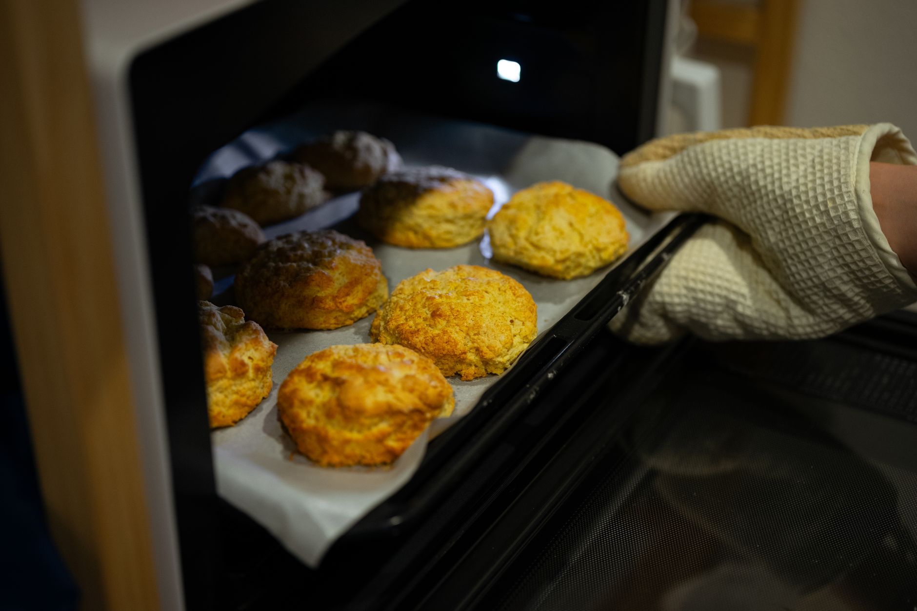 Garlic Cheddar Butter Biscuits