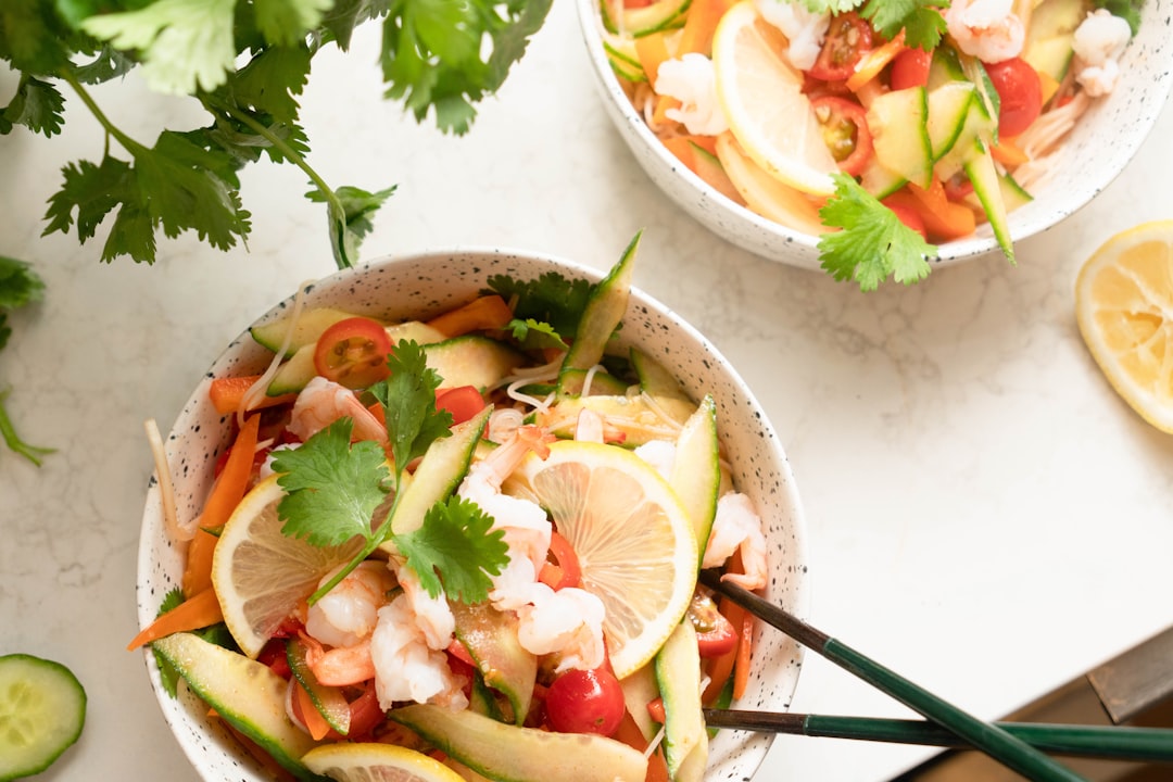 Garlic Ginger Shrimp Bowl