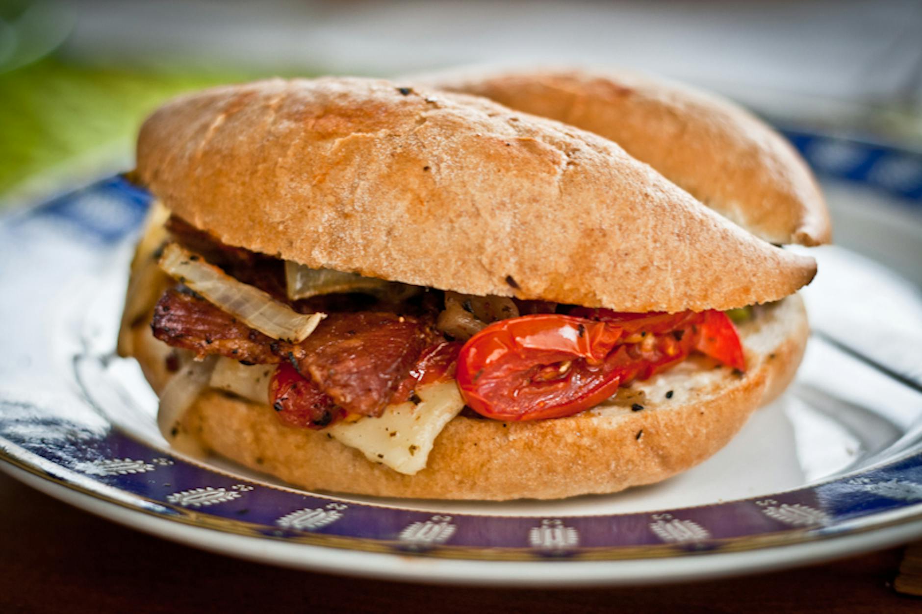 10-Min Garlic Pork Bifana Sandwich