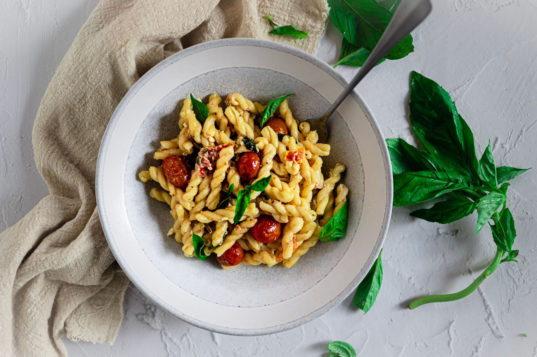 Gemelli with Sun-Dried Tomatoes