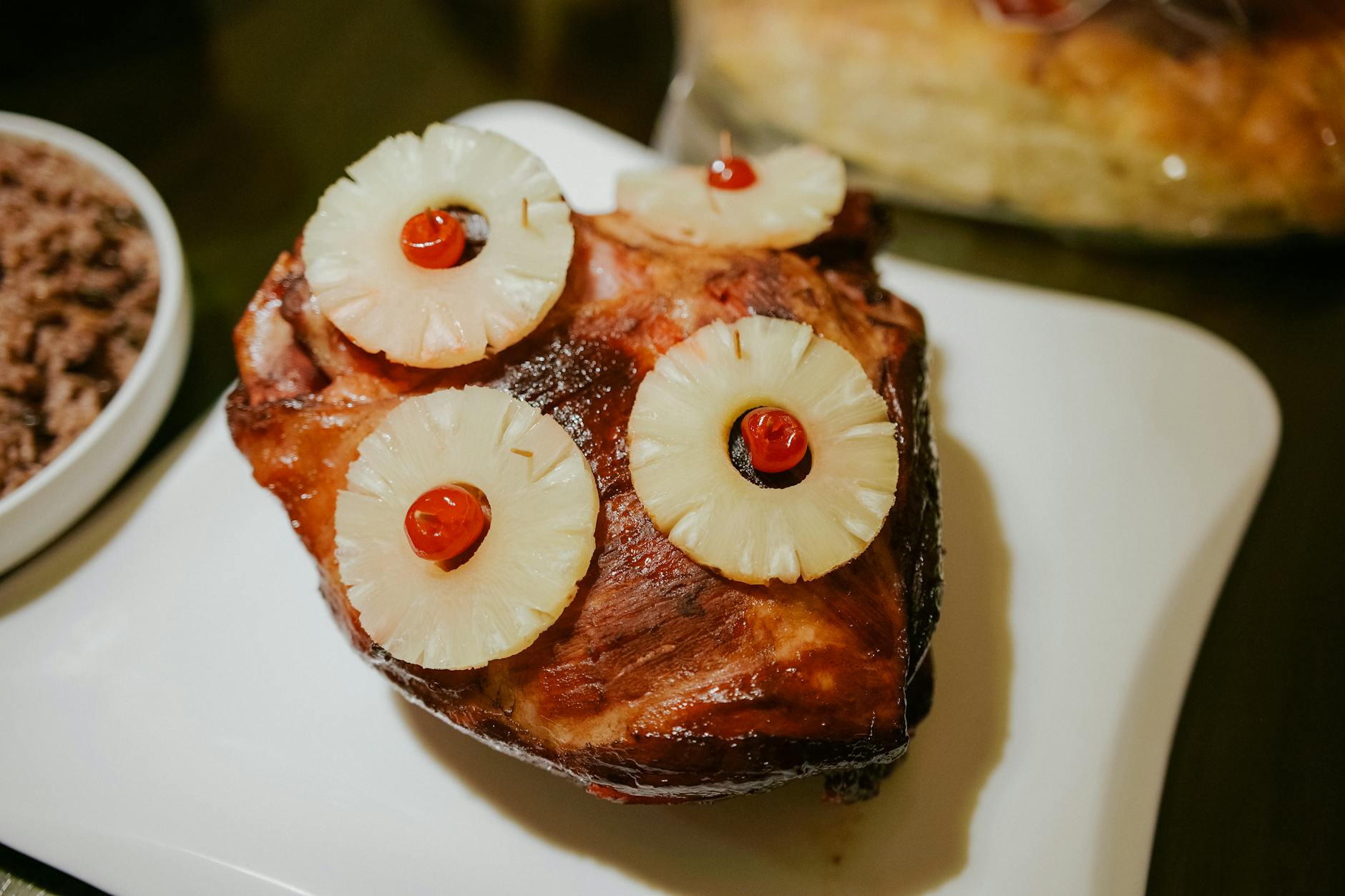 Glazed Gammon with Roasted Pineapple