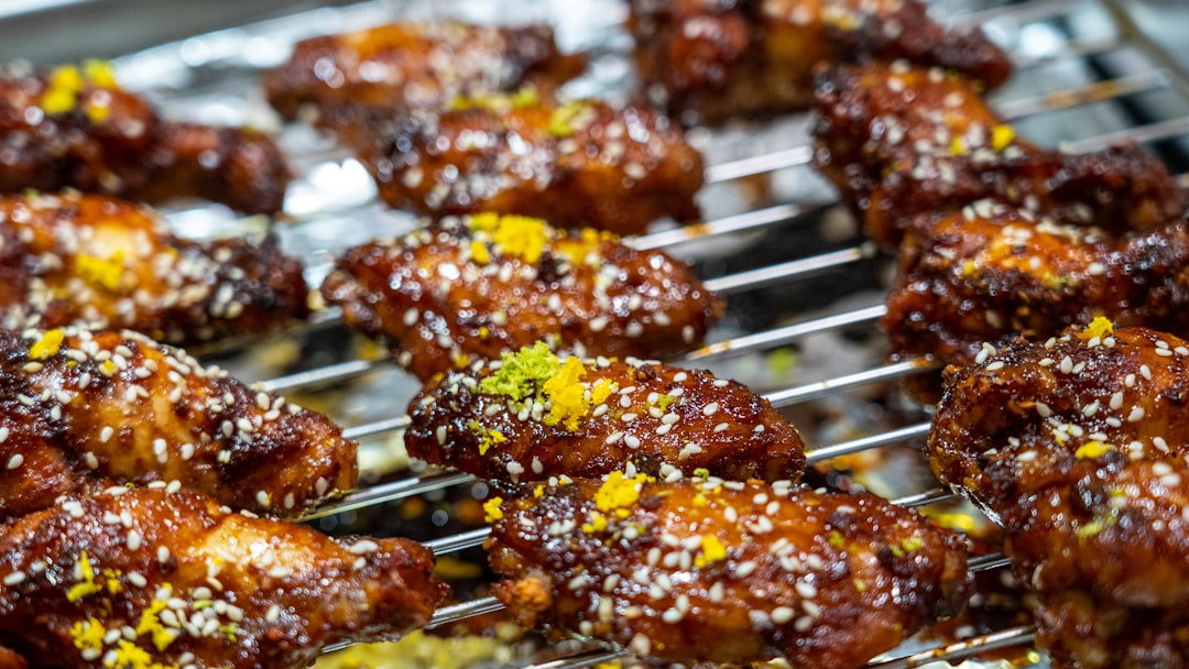 Glossy Soy Garlic Chicken Wings