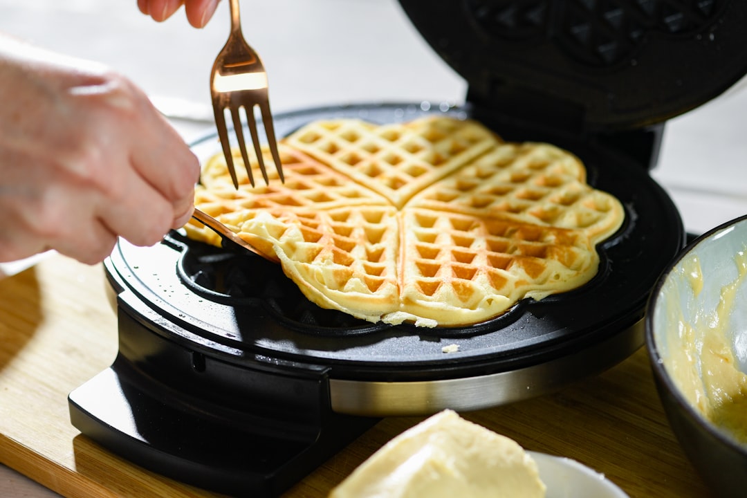Golden Crispy Waffles