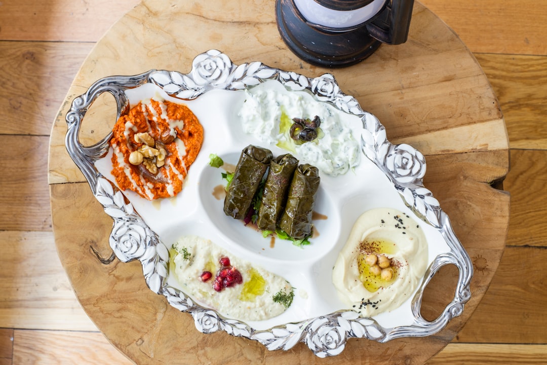 Greek Dolmades & Dip Platter