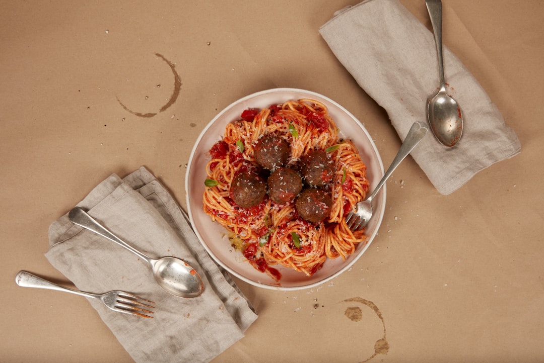 Greek Soutzoukakia with Spaghetti