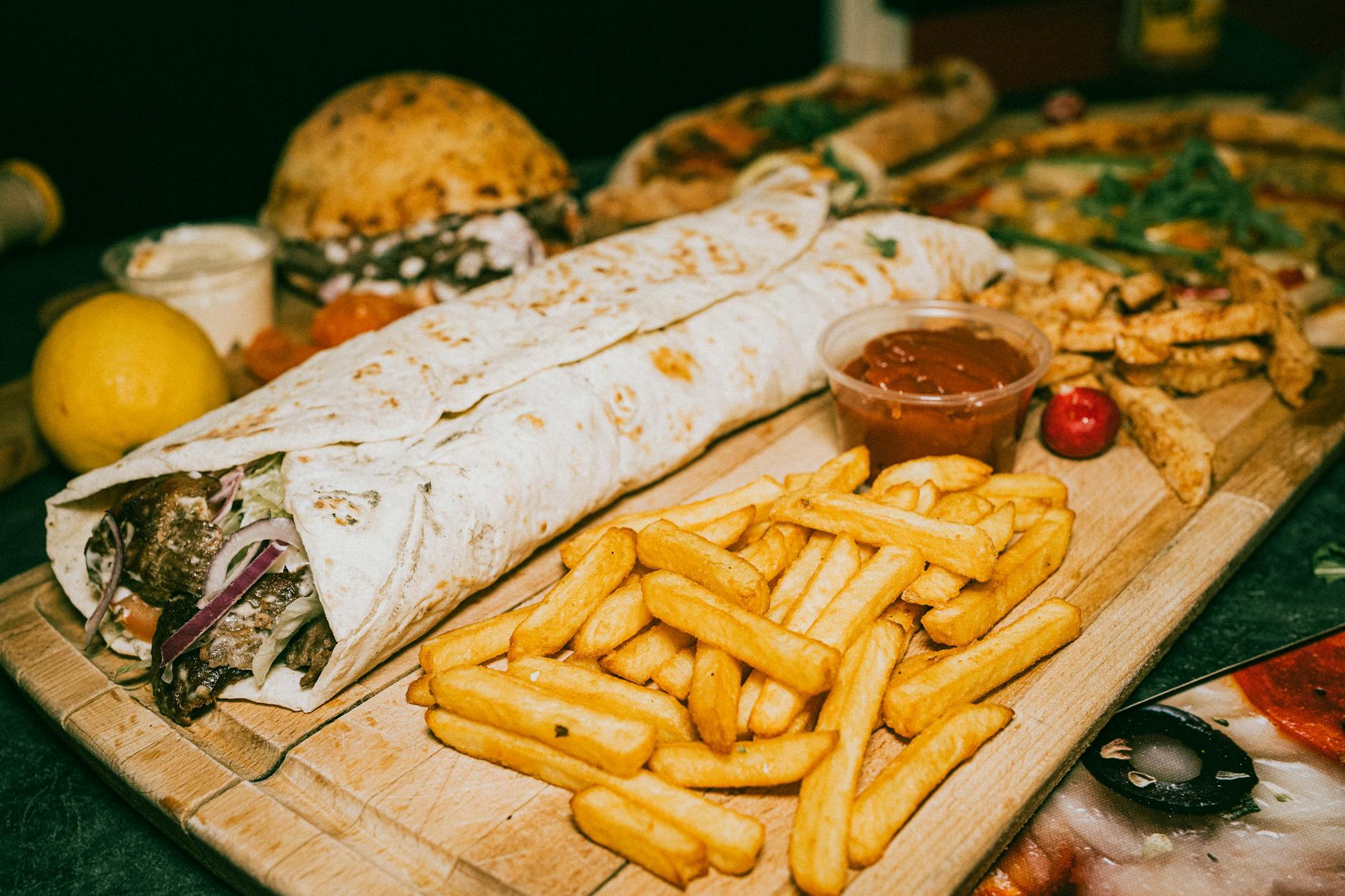 Greek Souvlaki Pita Wrap
