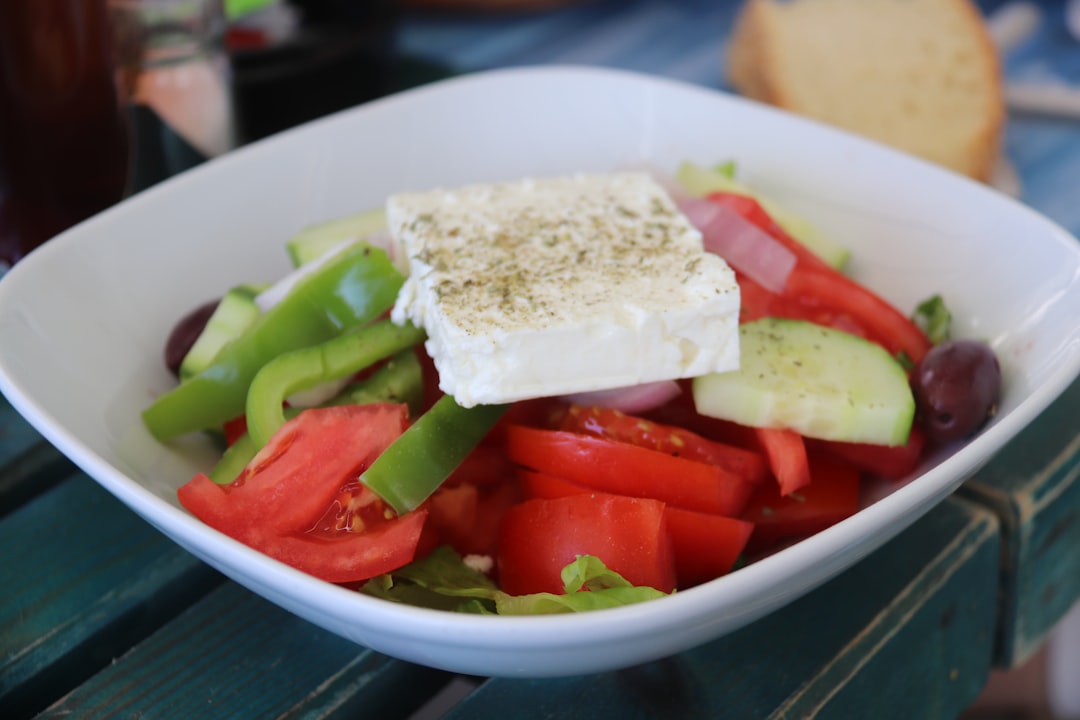 Greek Village Salad with Crispy Bread