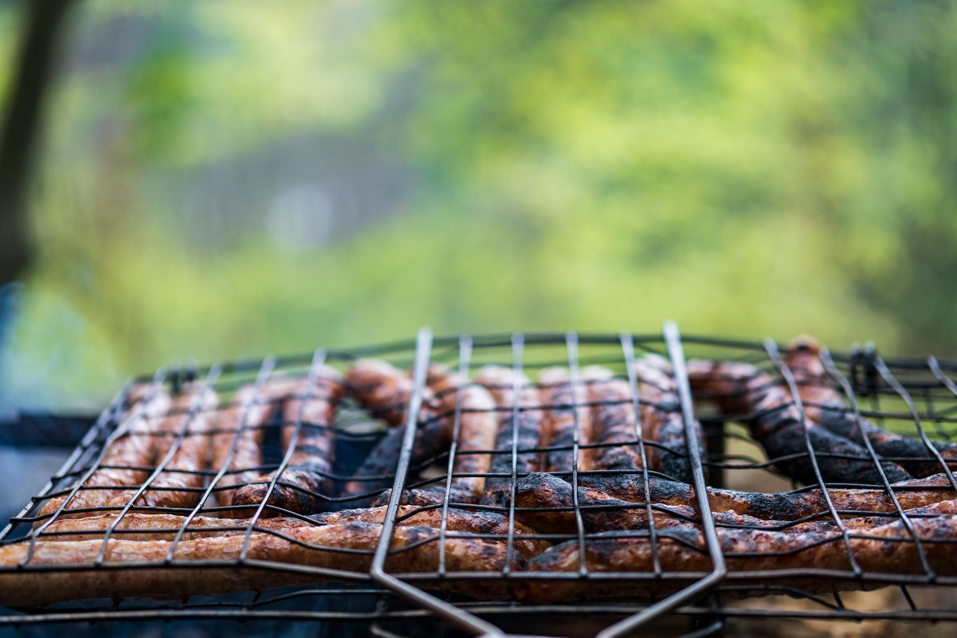 Grilled Boerewors with Burnt Onions