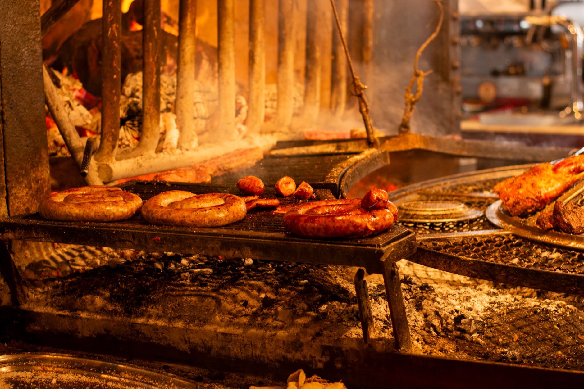 Grilled Boerewors & Chicken Coil