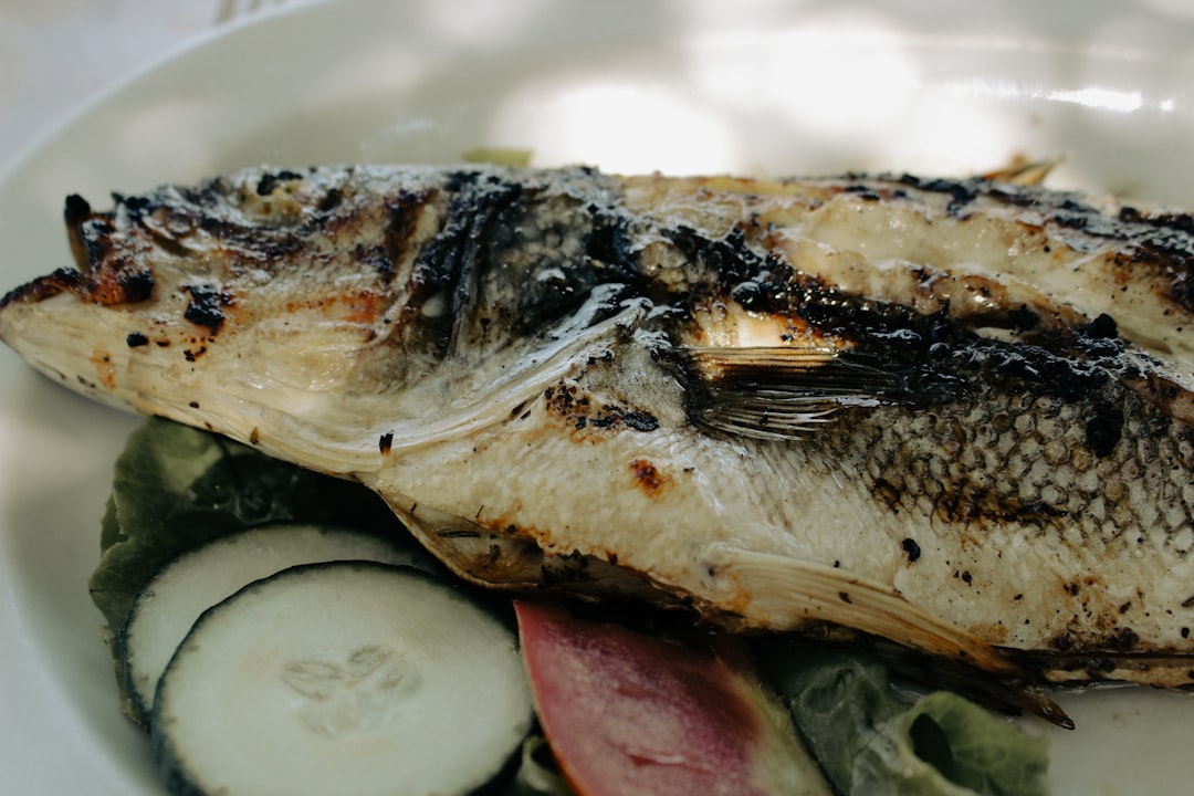 Grilled Dorade with Tomato & Cucumber Salad