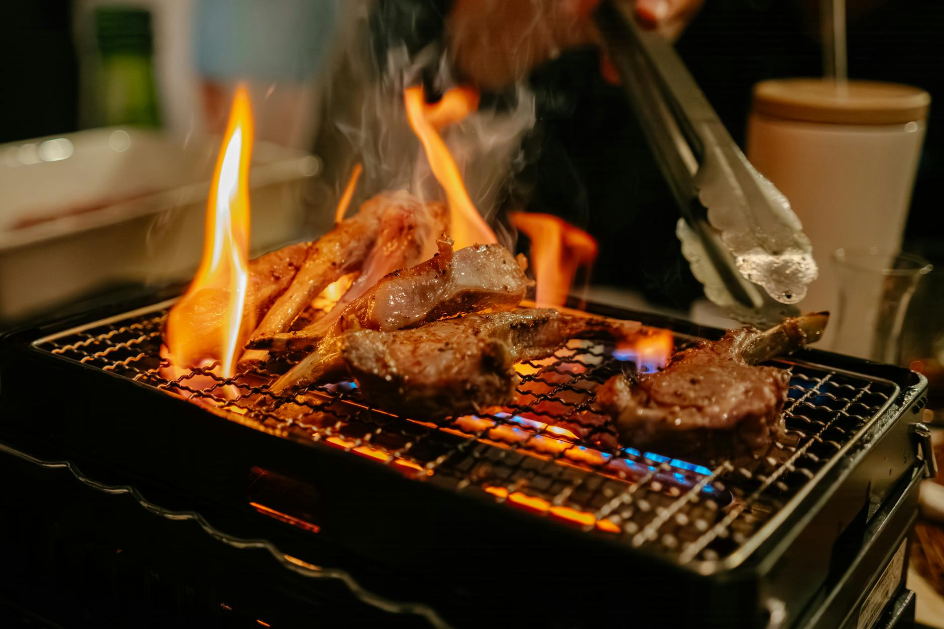 Grilled Greek Lamb Chops with Lemon & Oregano