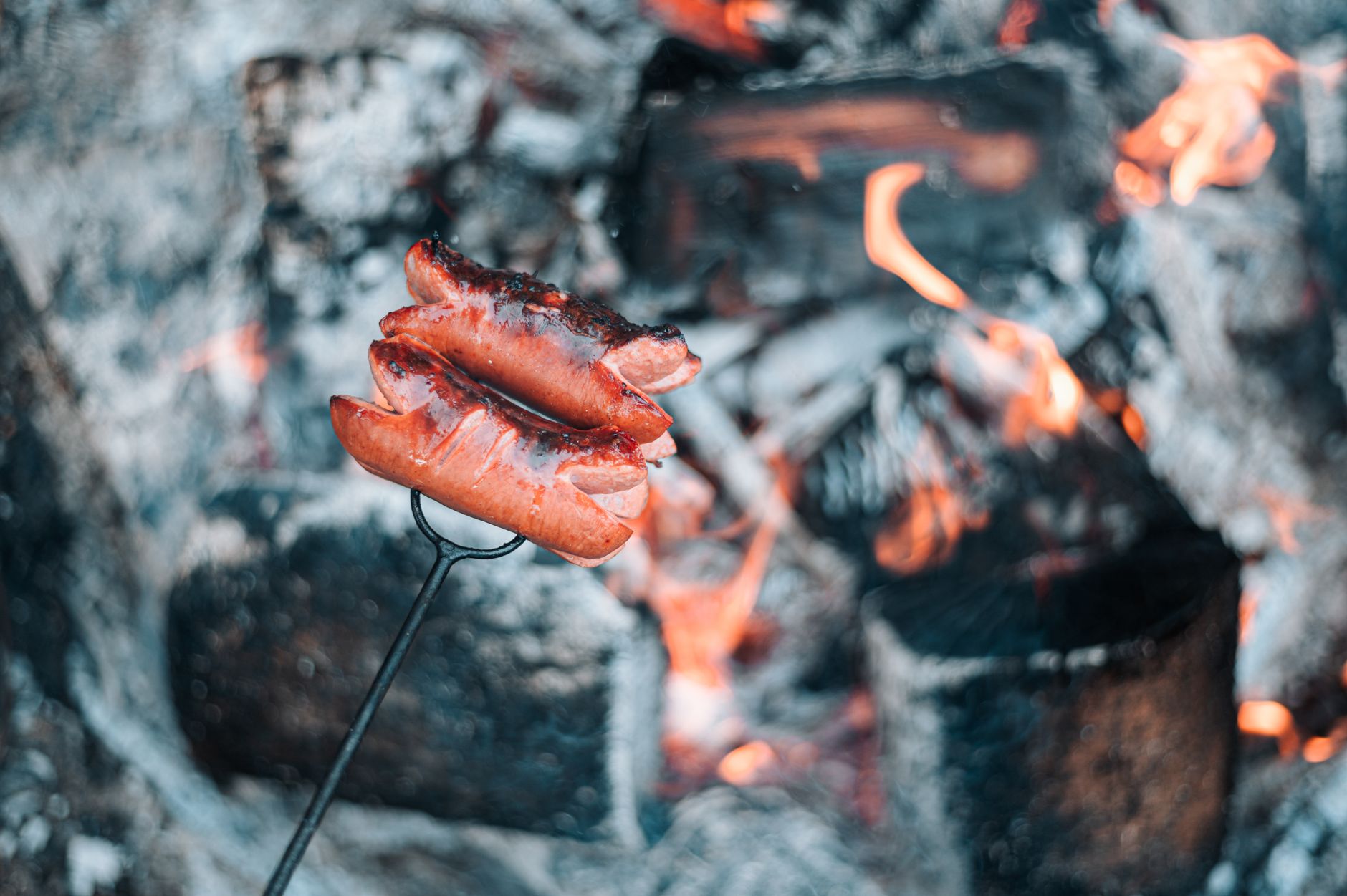 Grilled Hungarian Sausage with Peppers & Onions