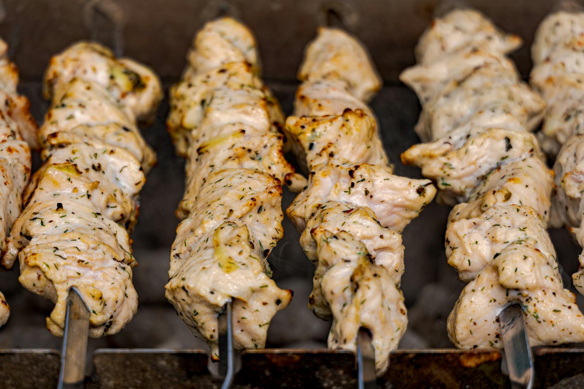 Grilled Lemon Chicken Souvlaki