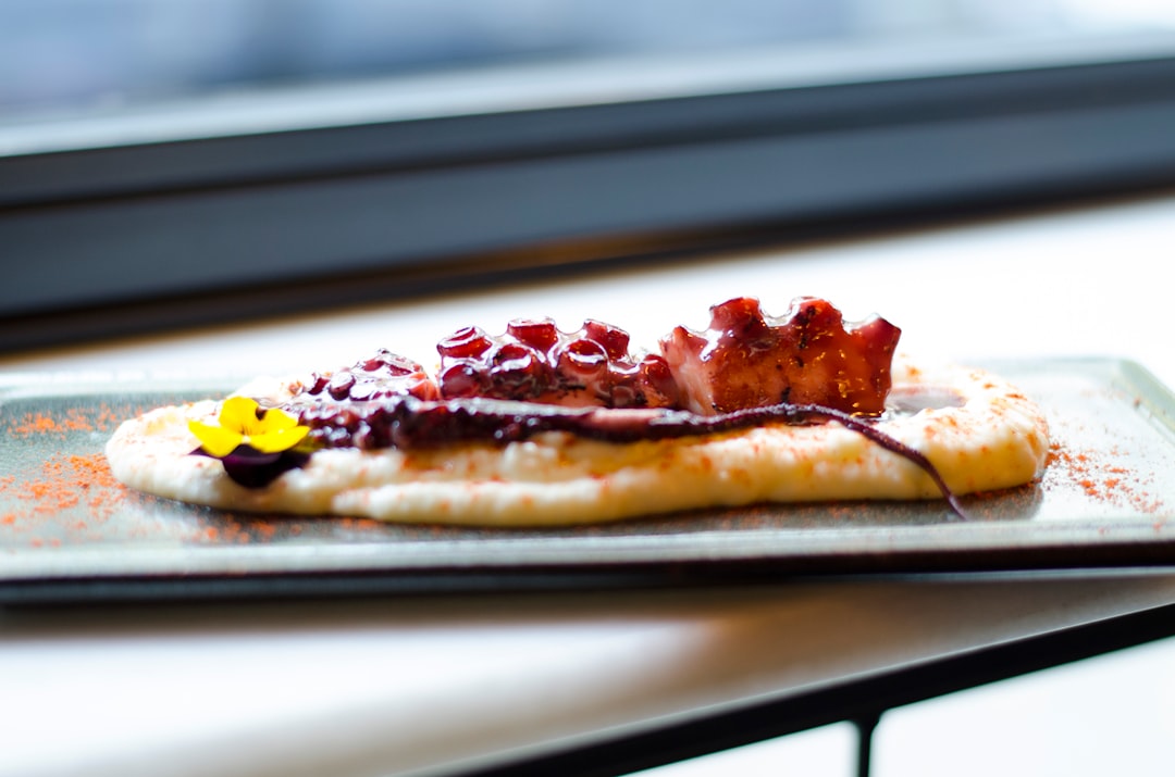 Grilled Octopus with Chili Oil & Mashed Potatoes