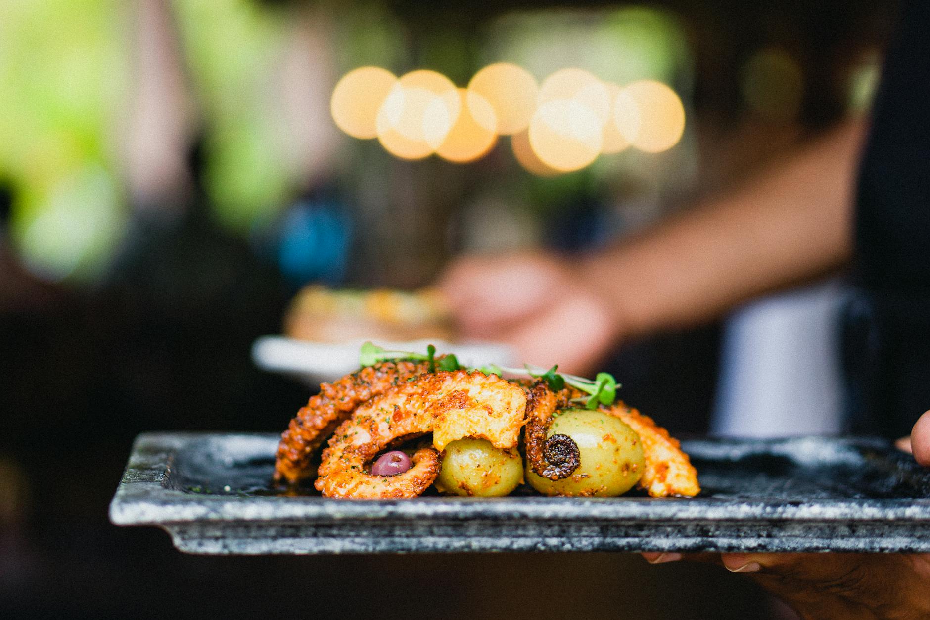 Grilled Octopus with Lemon and Garlic