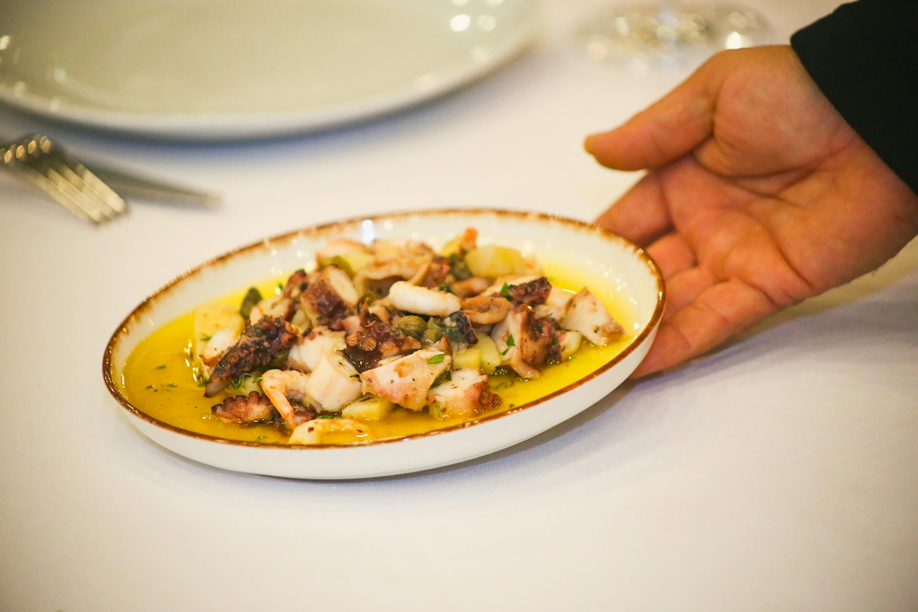 Grilled Octopus with Lemon & Oregano