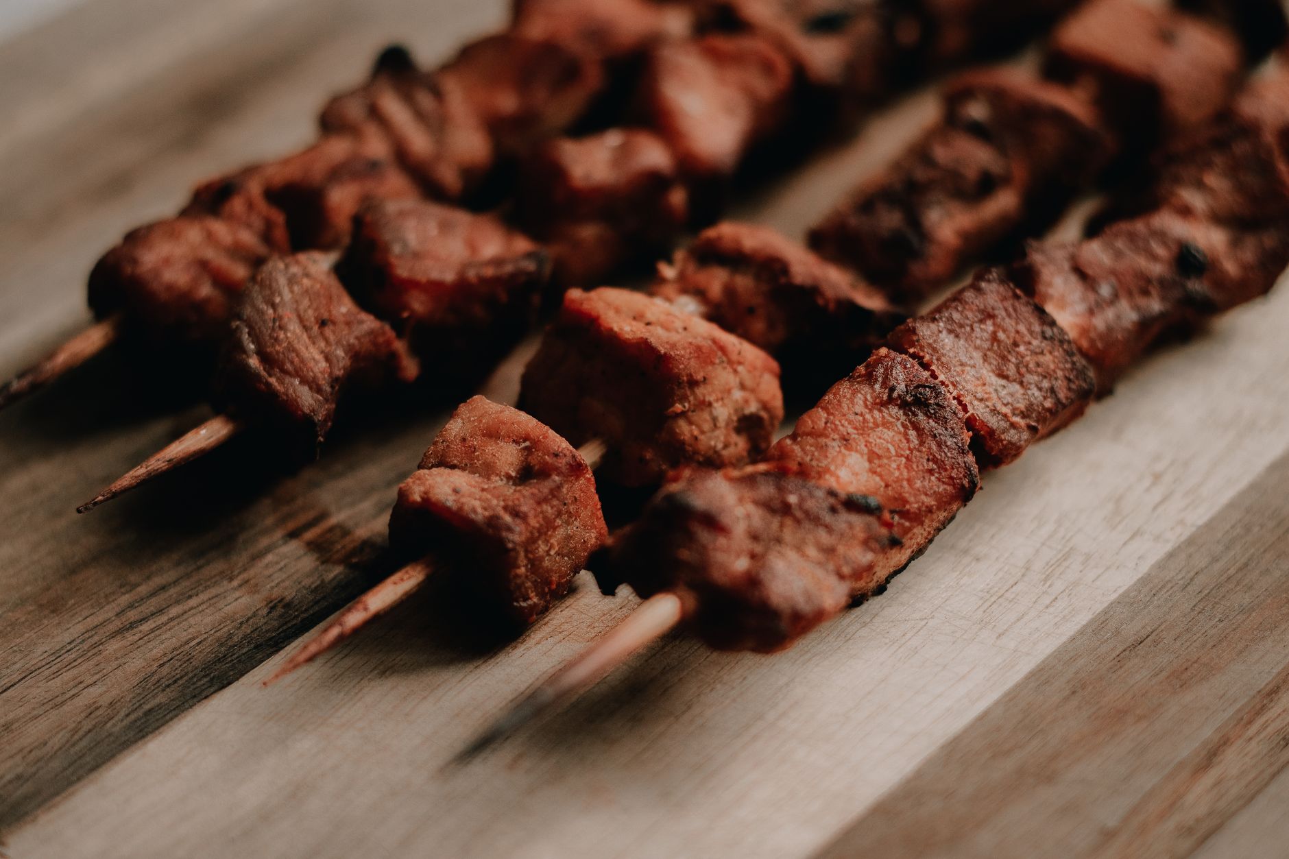 Grilled Pork Ražnjići (Balkan Kebab)