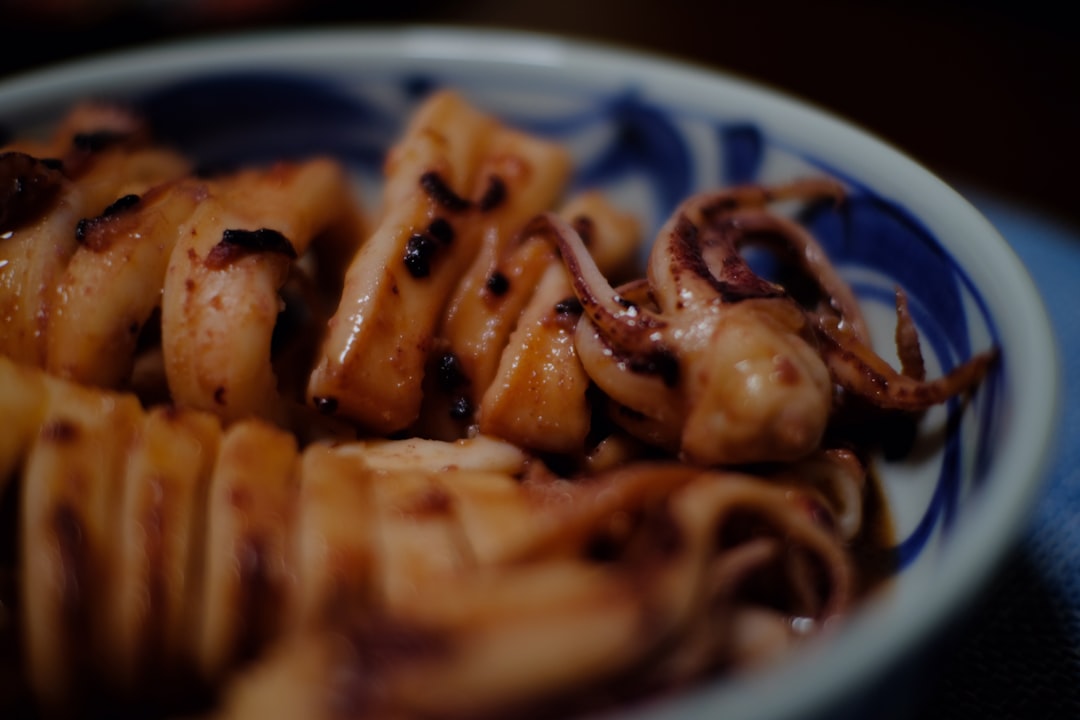 Grilled Squid with Garlic & Chilies