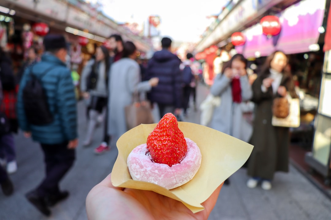 Harajuku Crepes with Strawberry & Cream