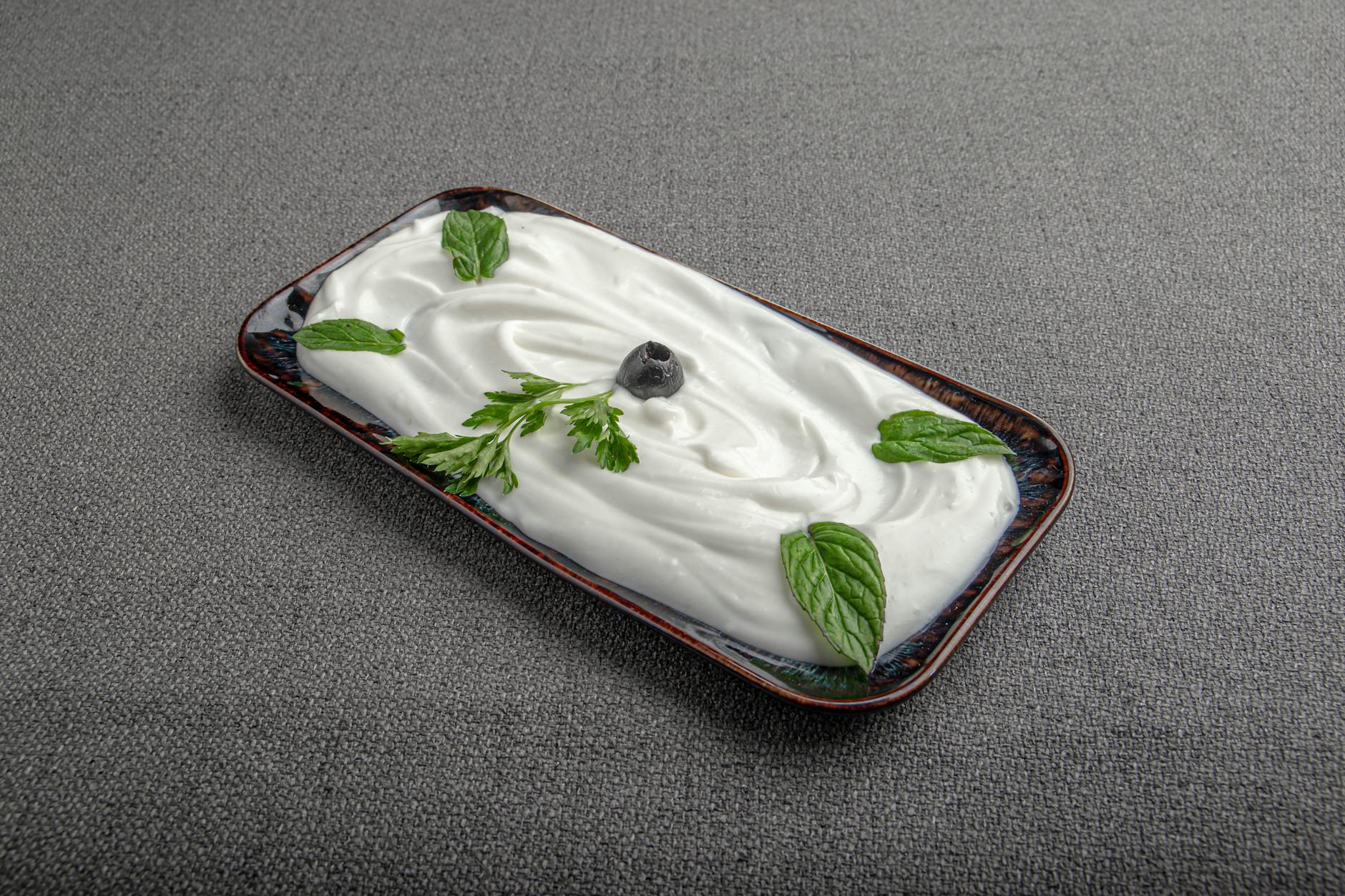 Herbed Yogurt Dip with Chili Oil