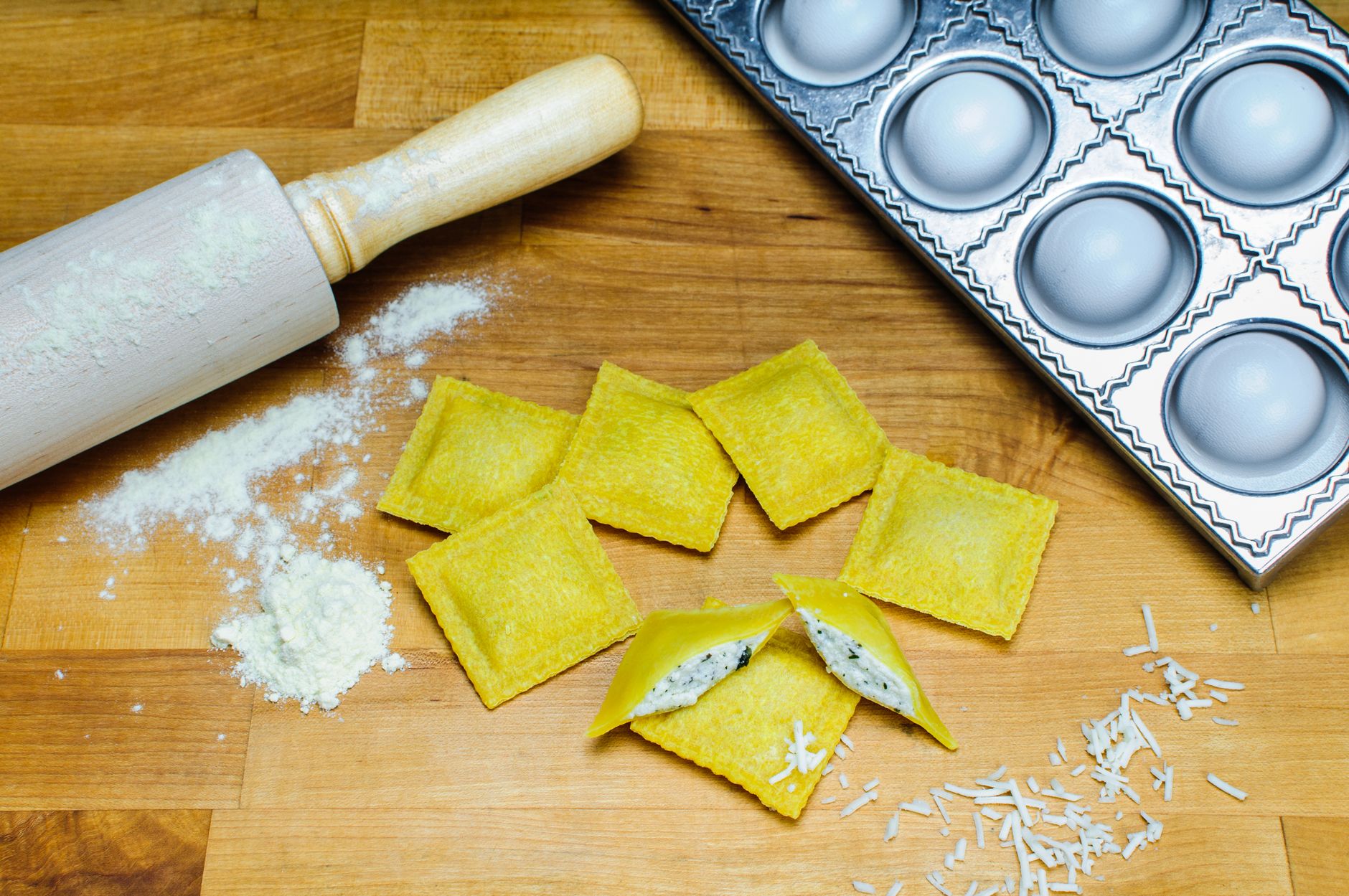 Homemade Ricotta Ravioli
