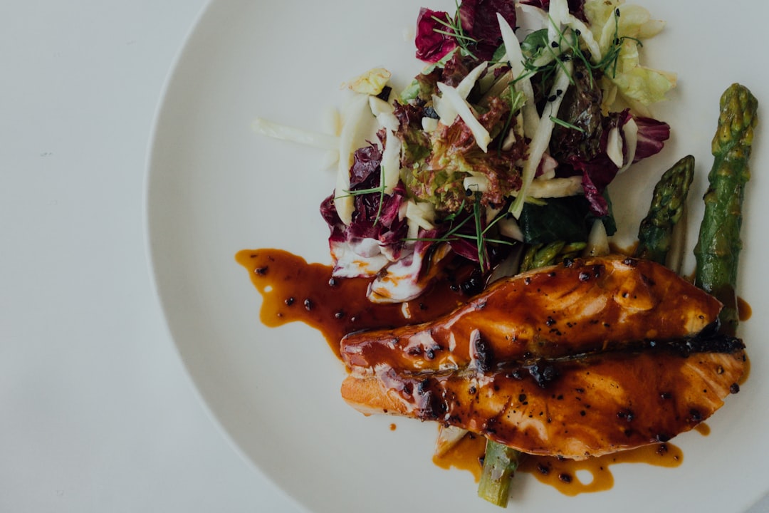 Honey Soy Salmon with Ginger & Scallions