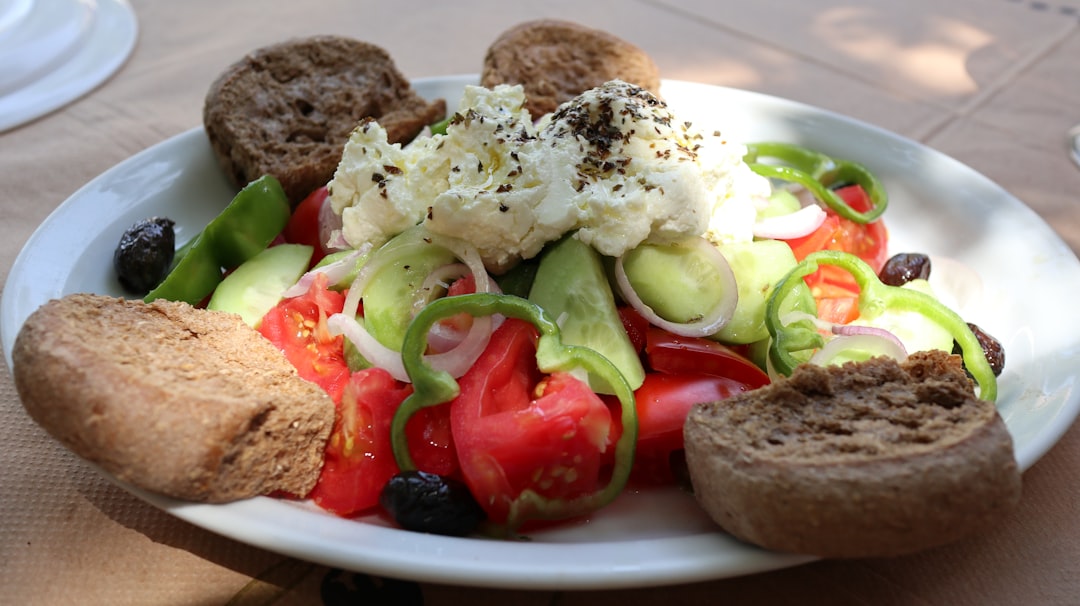 Horiatiki: Greek Village Salad with Barley Rusks