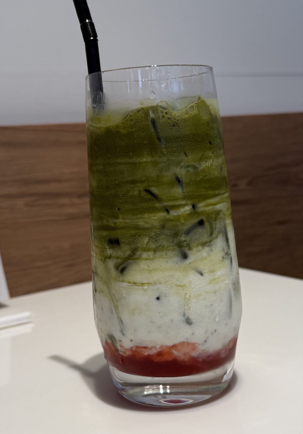 Iced Strawberry Matcha Latte