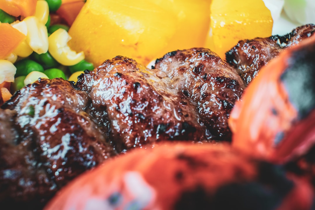 Sheet-Pan Israeli Beef Kebab with Roasted Veg