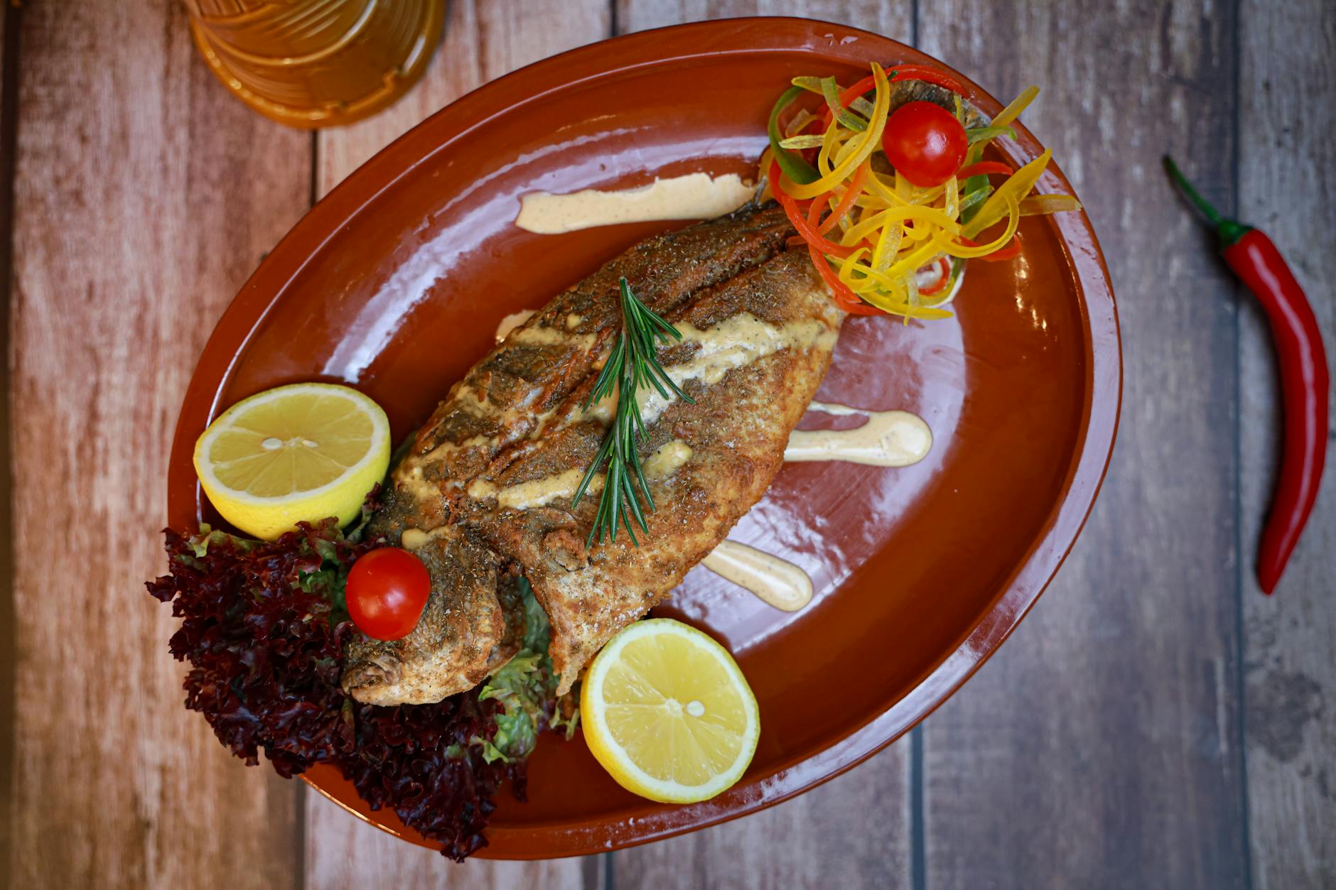 Sheet-Pan Israeli Grilled Fish with Herbs & Lemon