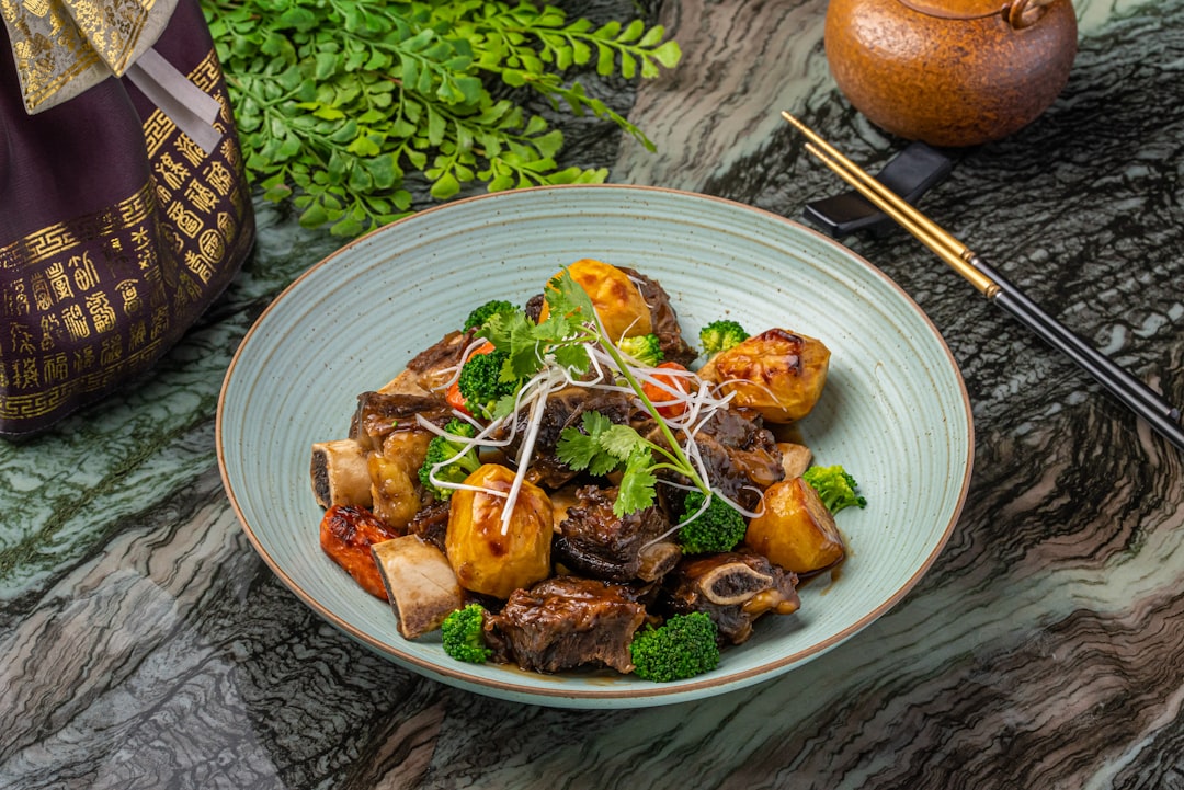 20-Min Japanese Glazed Pork with Roasted Veg