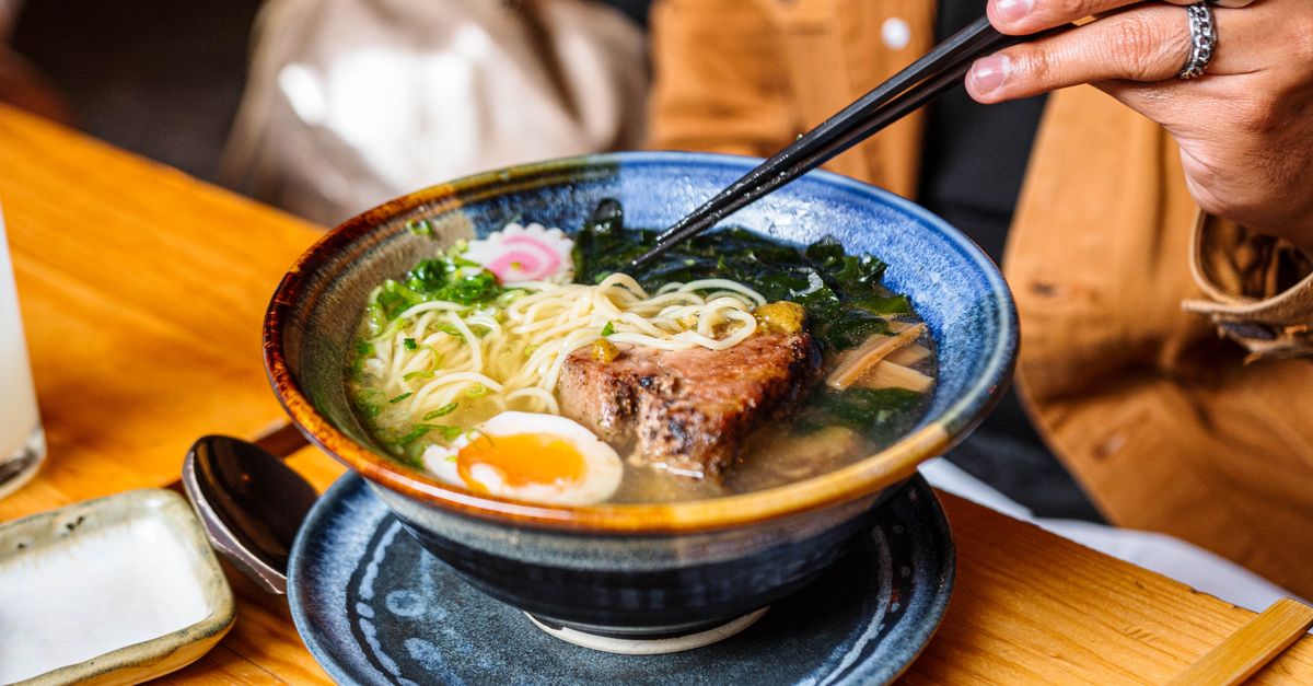 Japanese Pork Ramen Noodle Bowl