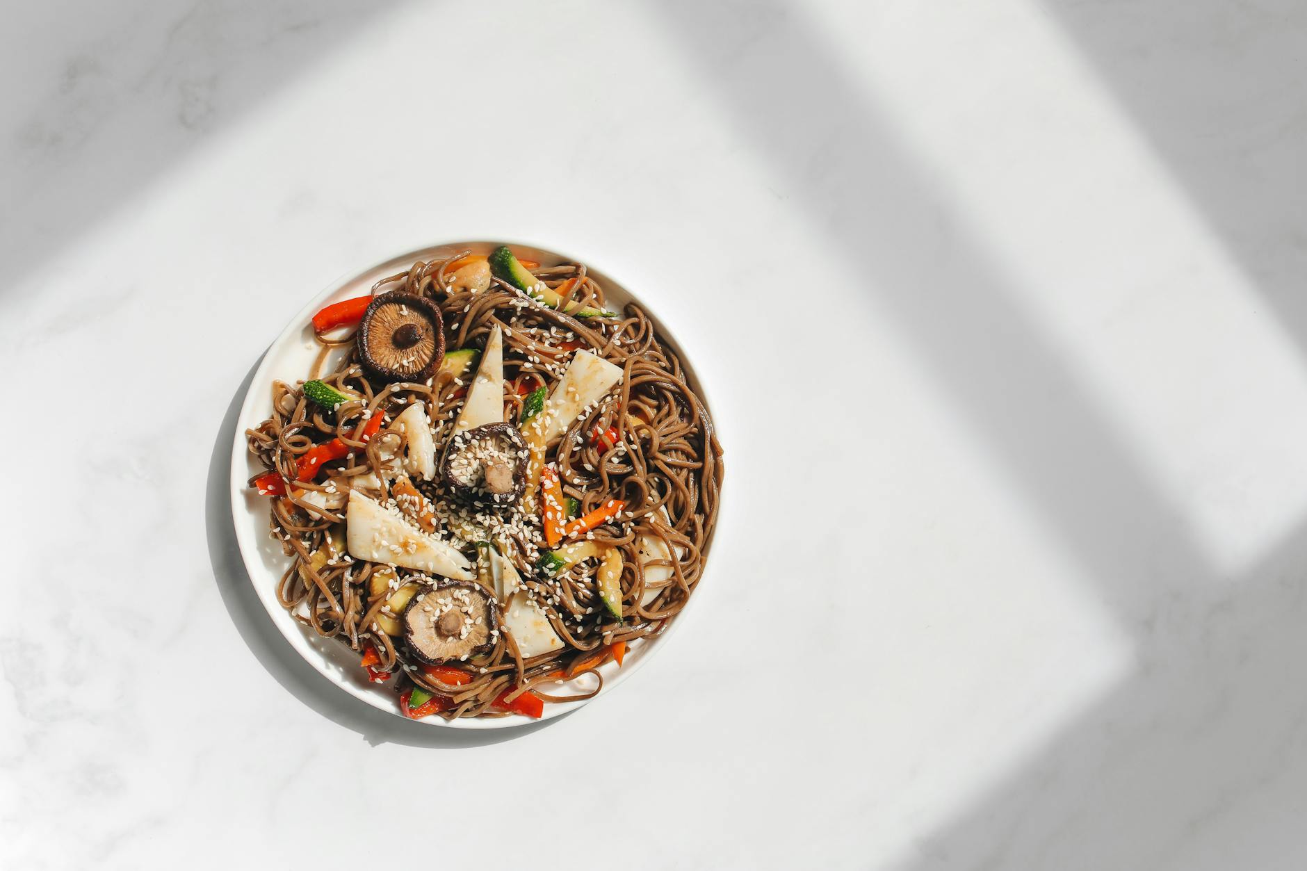 Japanese Soba Noodle Salad