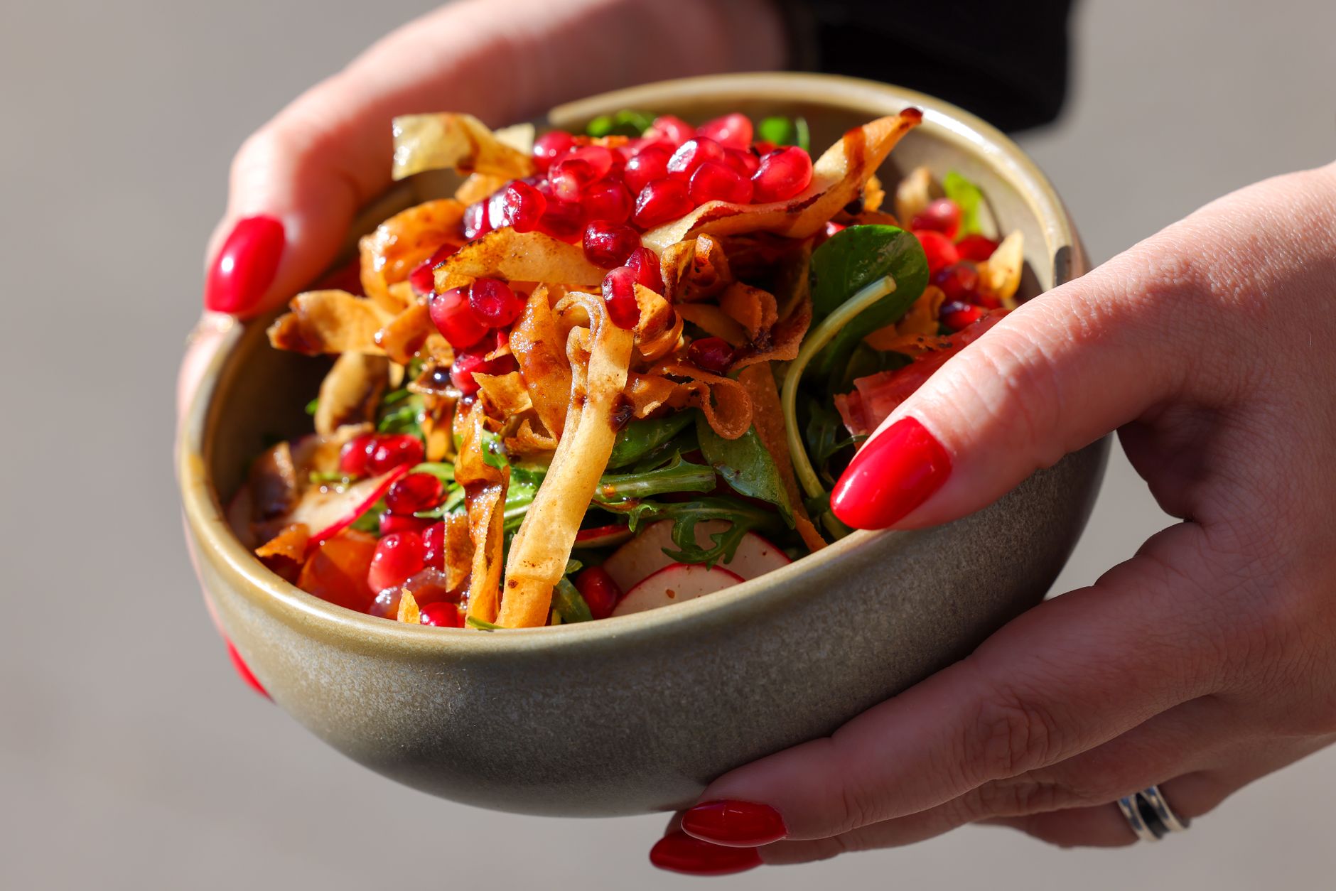 Kale and Pomegranate Salad