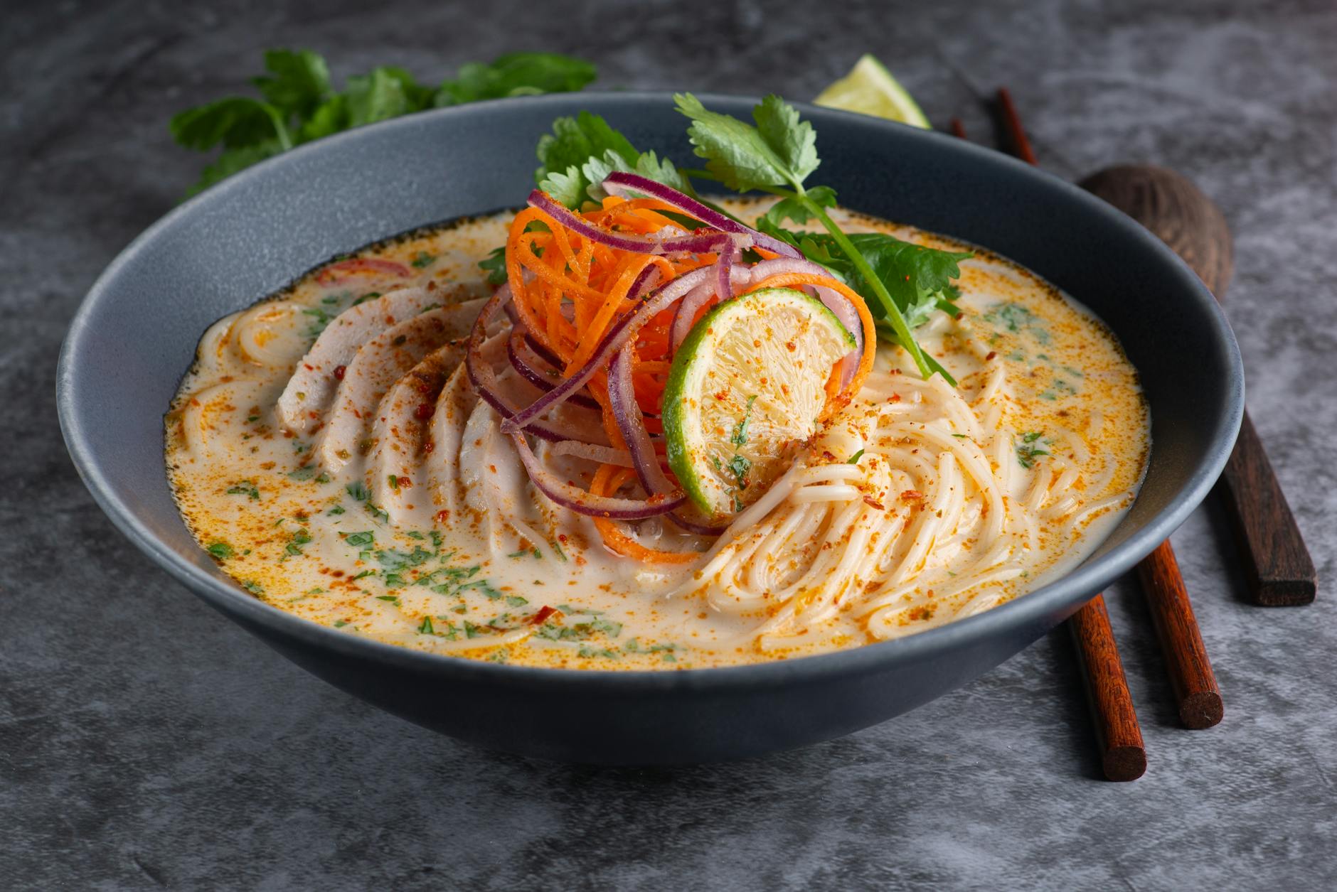 20-Min Khao Soi Shrimp with Crispy Noodles