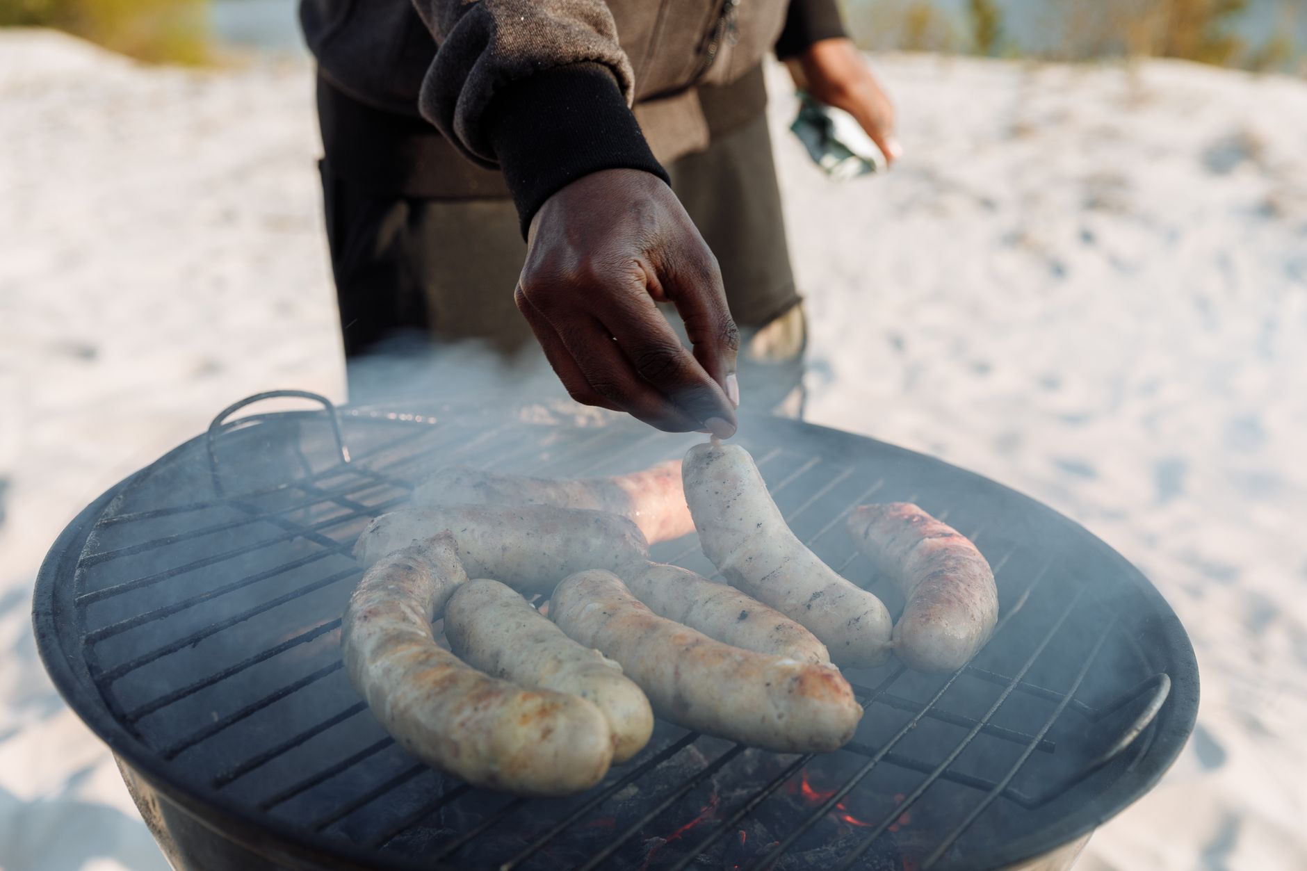 Pan-Seared Kielbasa with Cabbage & Mustard