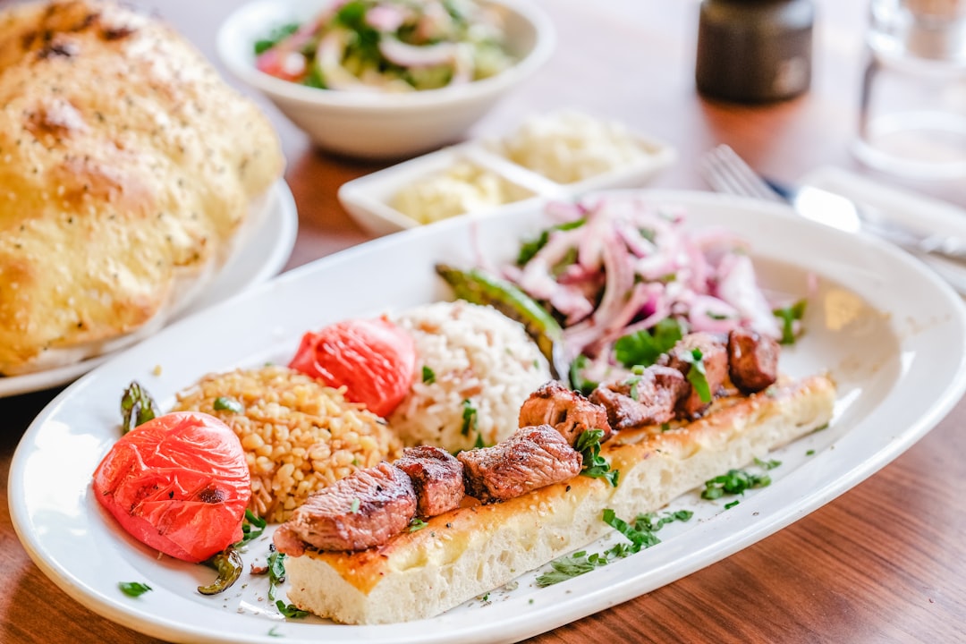 Sheet-Pan Lamb Kebab with Pilaf & Flatbread
