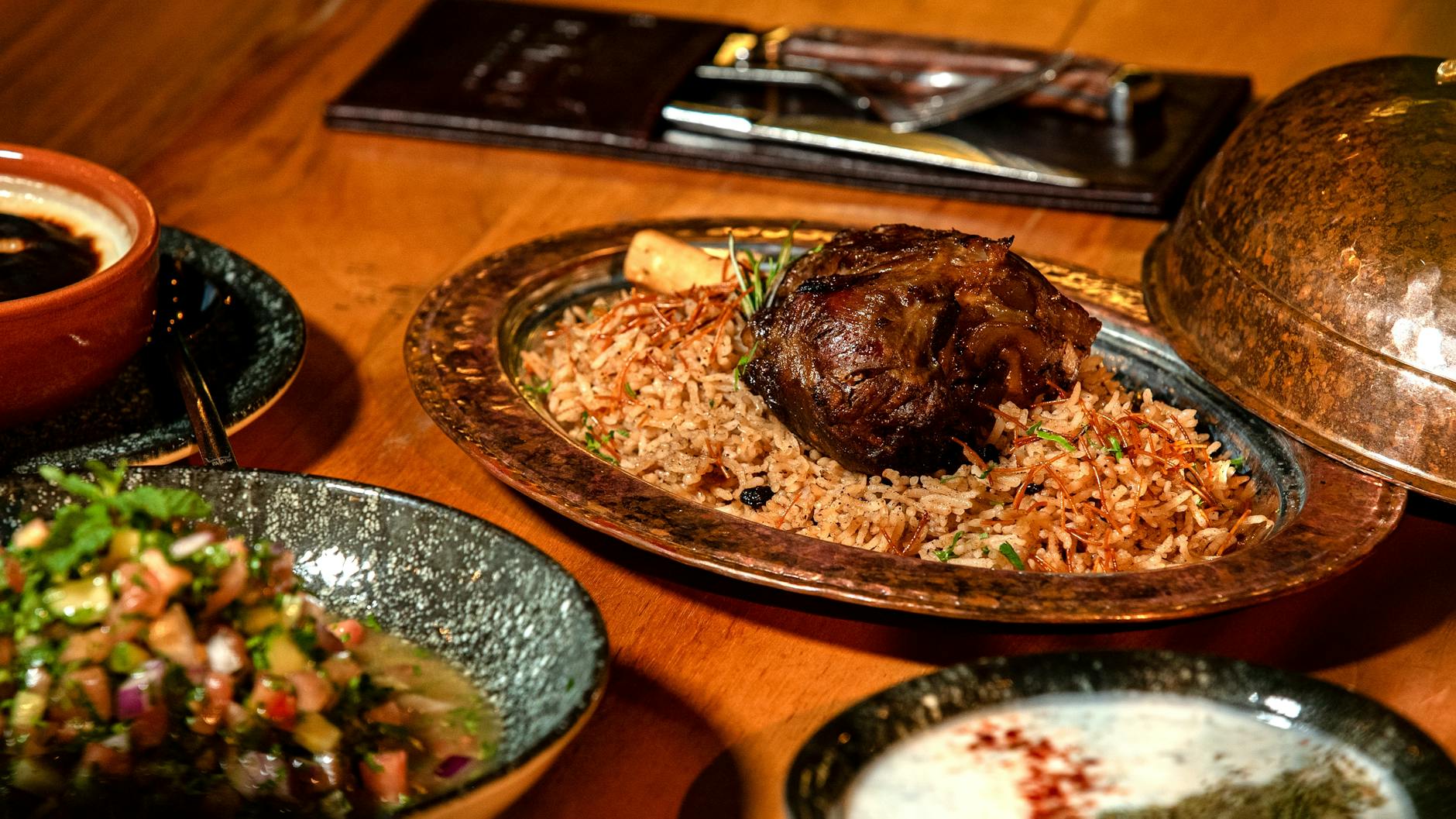 25-Min Lamb Madfoon with Spiced Rice