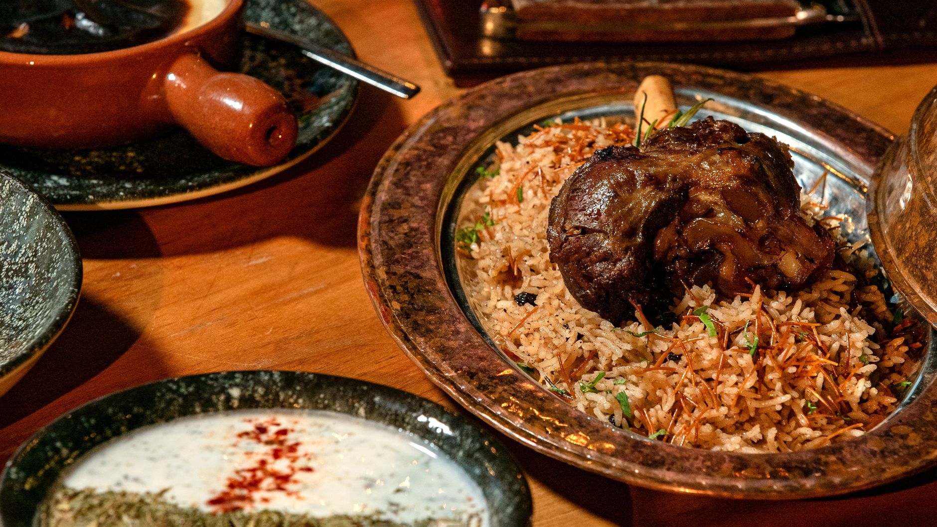20-Min Lamb Madfoon with Yogurt & Broth