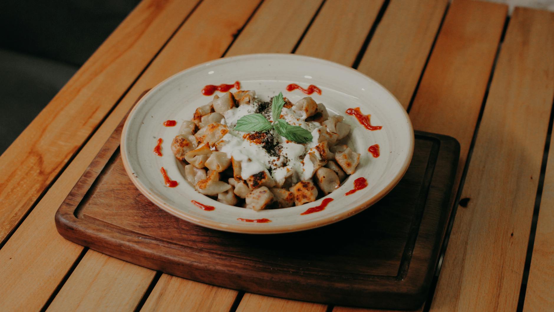 20-Min Lamb Manti Skillet
