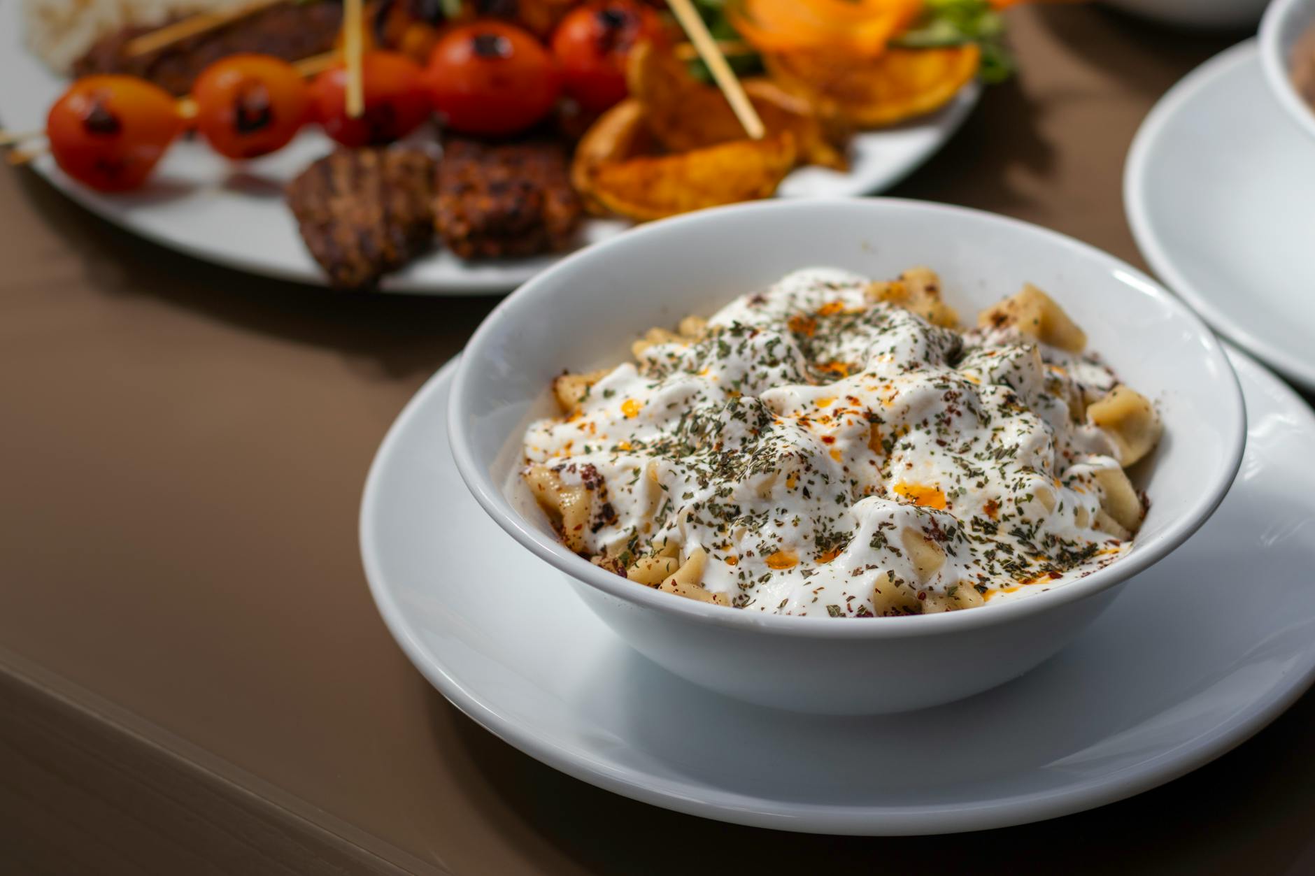 Lamb Manti with Yogurt & Chili Oil