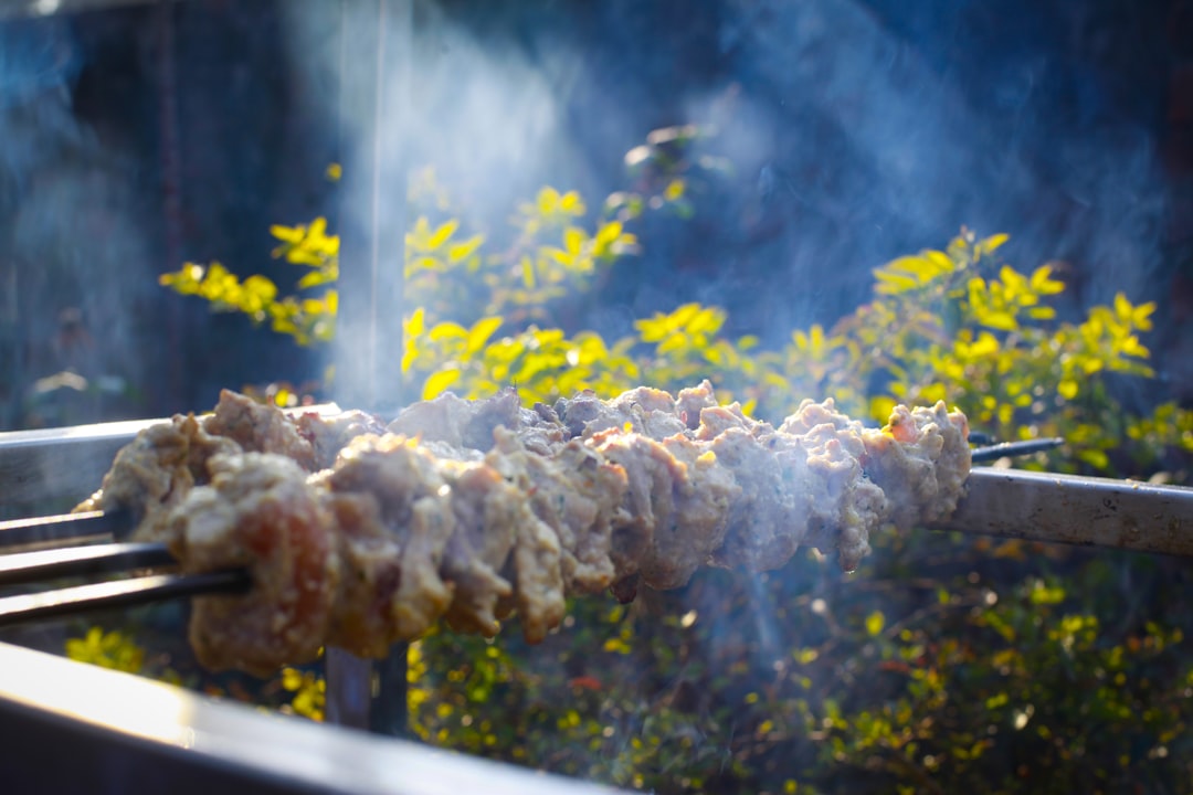 20-Min Lamb Souvlaki with Lemon & Herb Oil