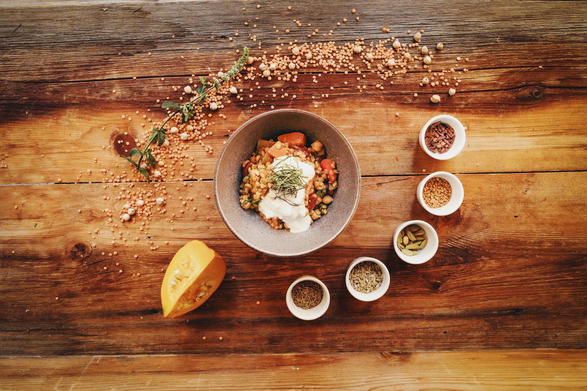 Lebanese Balila Breakfast Bowl