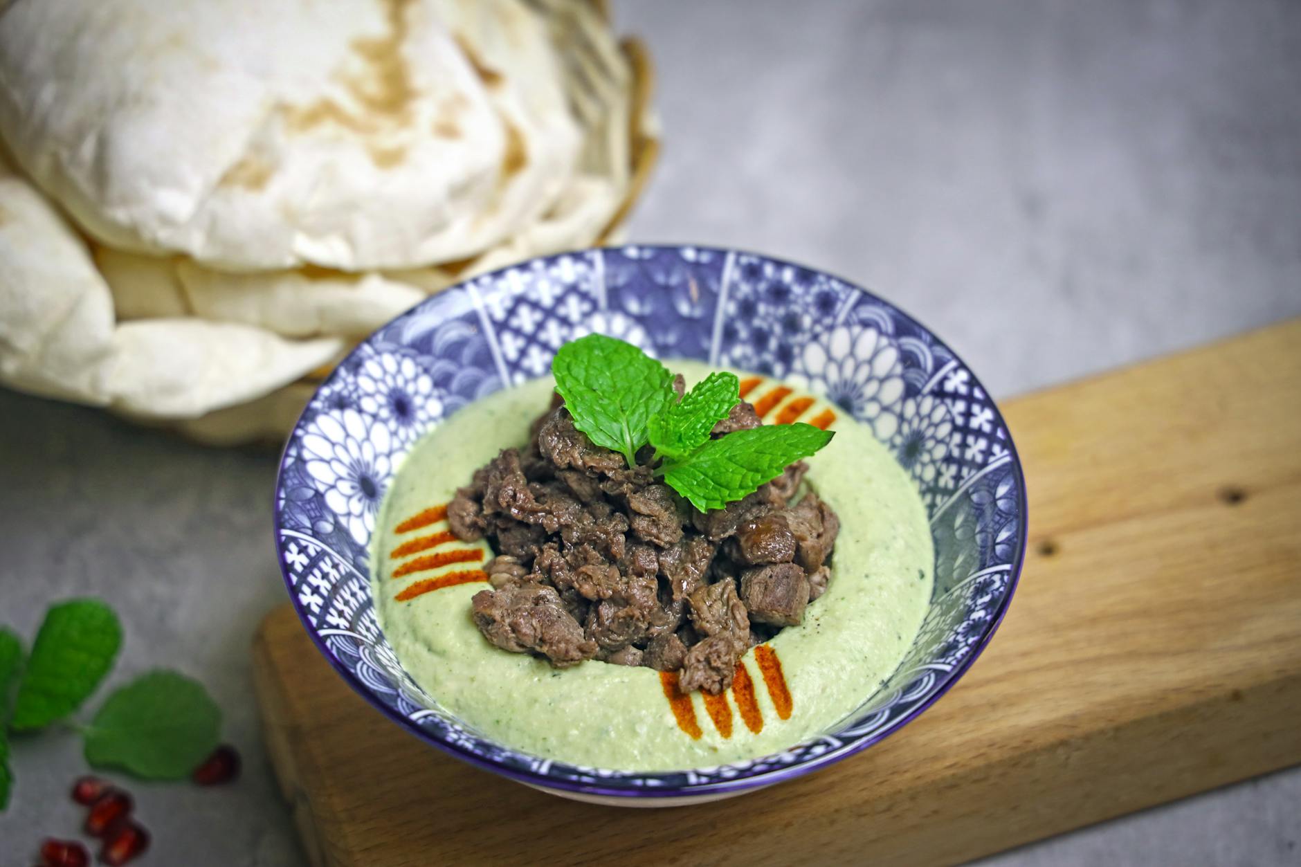 Lebanese Fatteh with Lamb