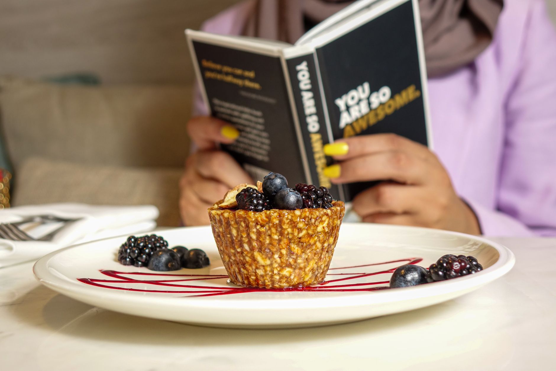 Lemon Blueberry Baked Oats