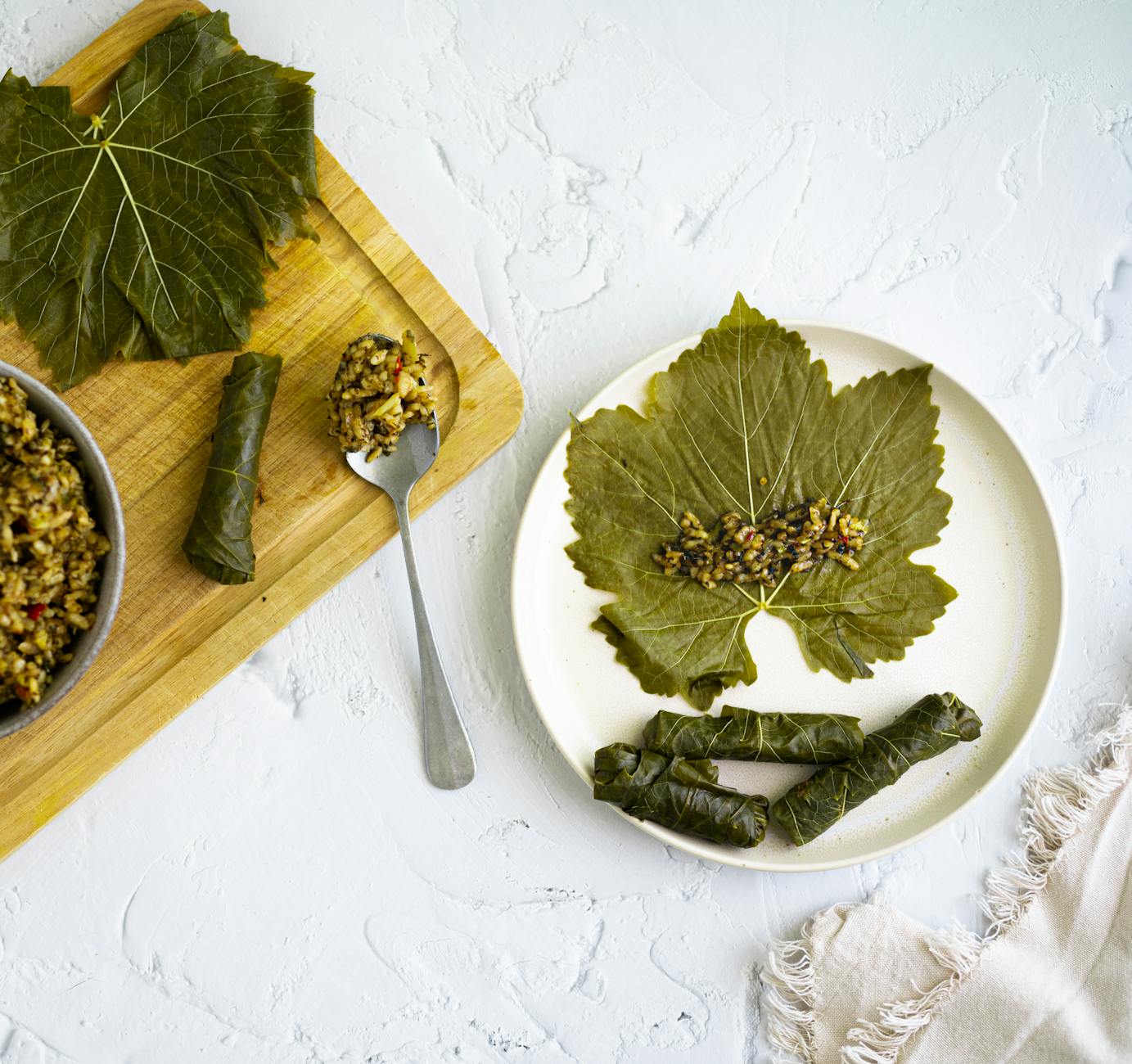 20-Min Lemon Dolmades with Rice