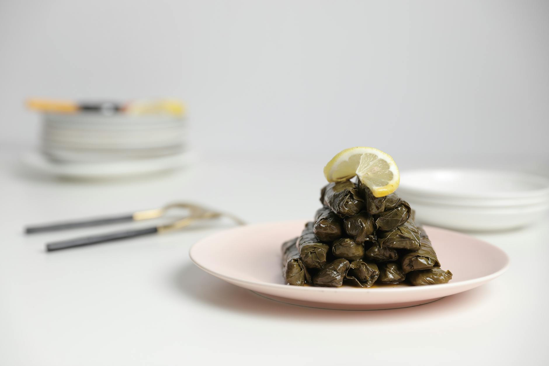 20-Min Lemony Vine Leaf Rolls