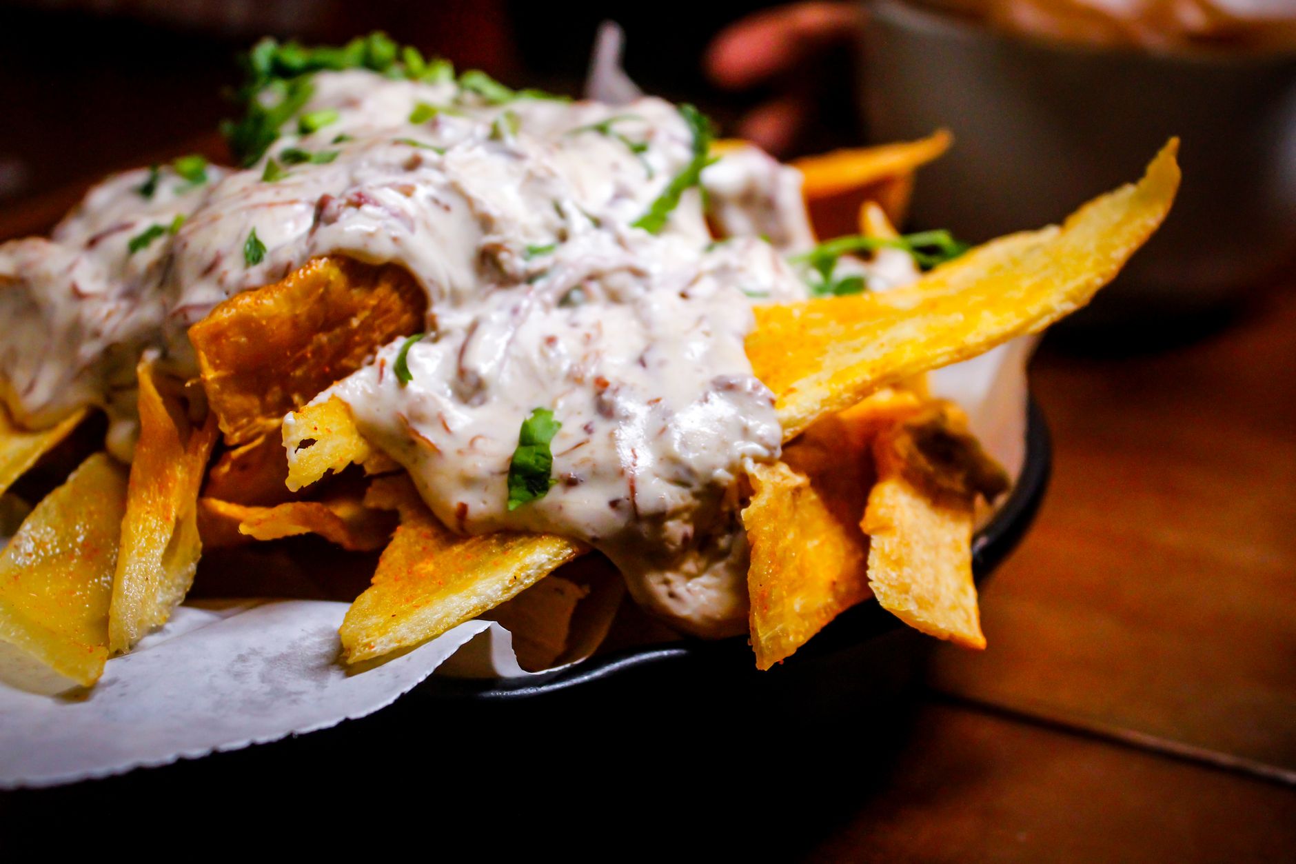 Sheet-Pan Loaded Nacho Fries