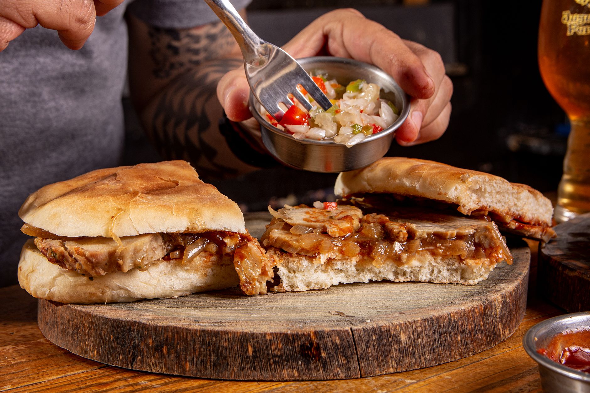 Lomitos de Valladolid — Yucatan Pork Tortas