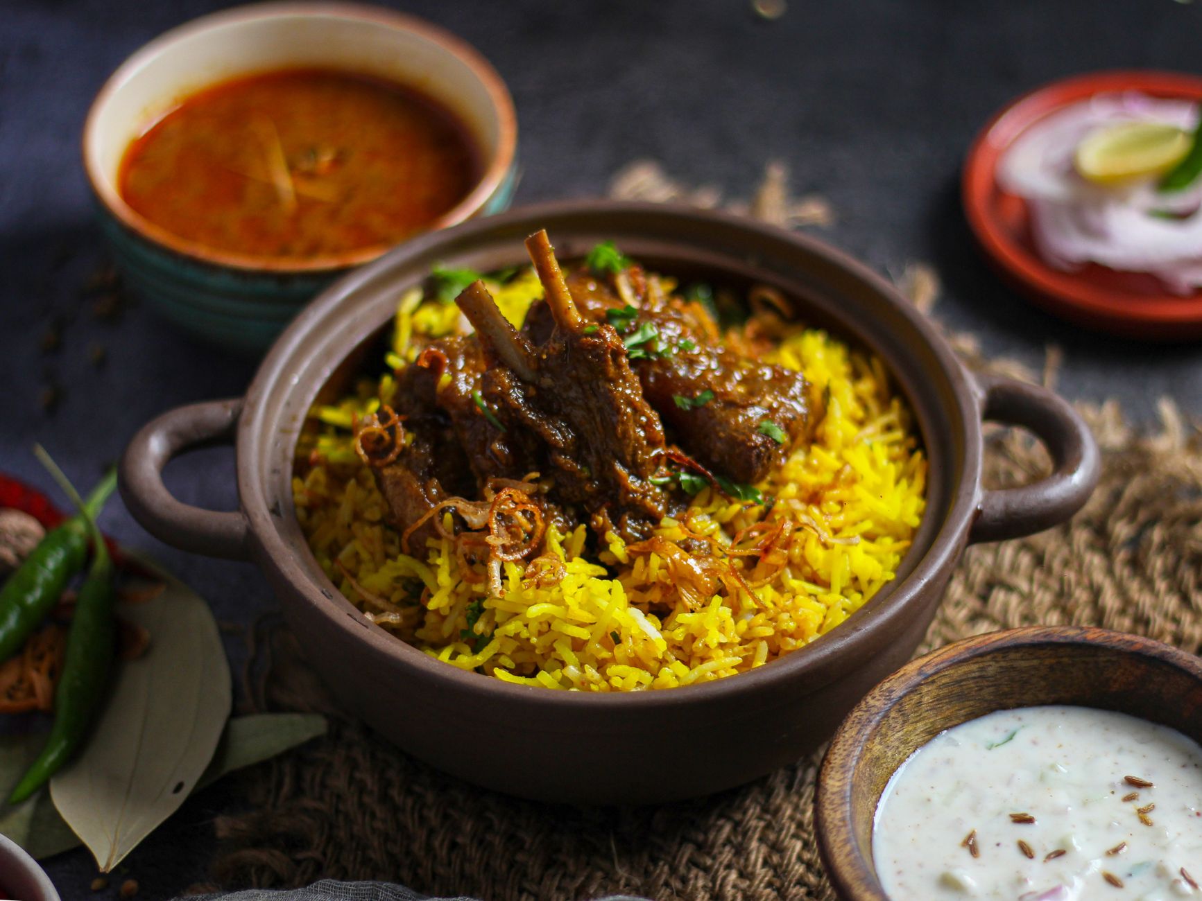 Malaysian Nasi Biryani with Mixed Protein